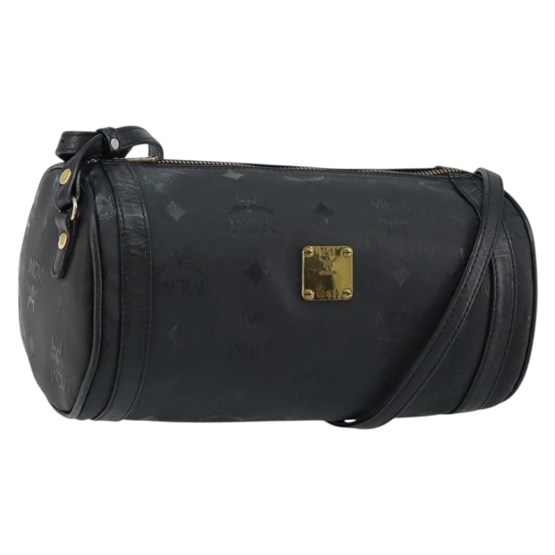 Black MCM Visetos Shoulder Bag with Adjustable Strap (1 of 1)