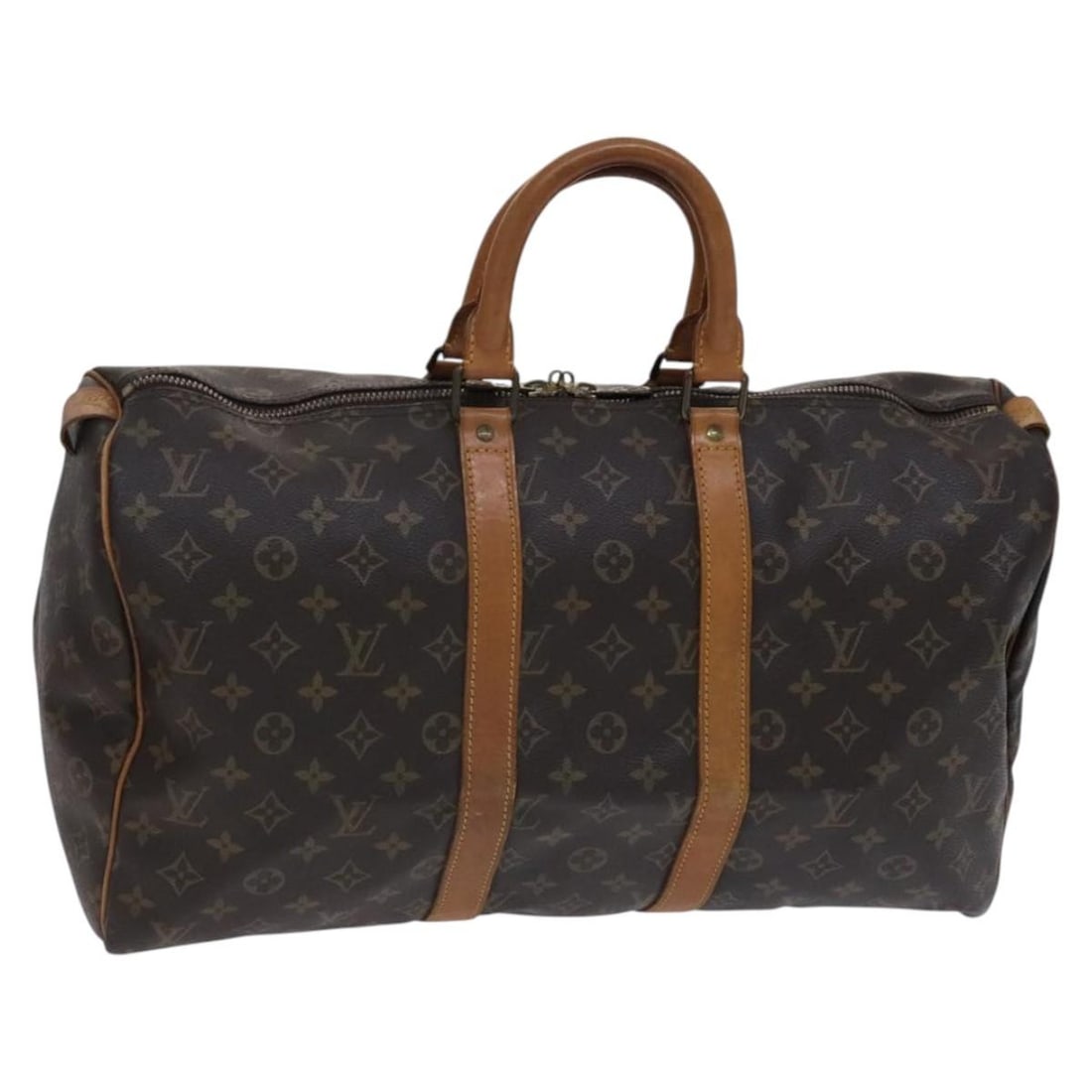 Keepall 45 Travel Bag by Louis Vuitton in Brown Monogram Canvas (1 of 1)