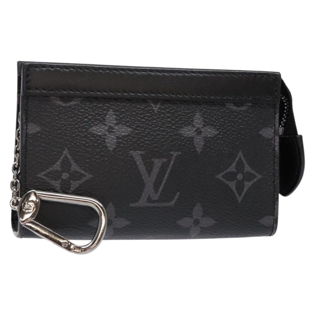 LOUIS VUITTON Monogram Eclipse Coin Purse M82776 Authentic (1 of 18)