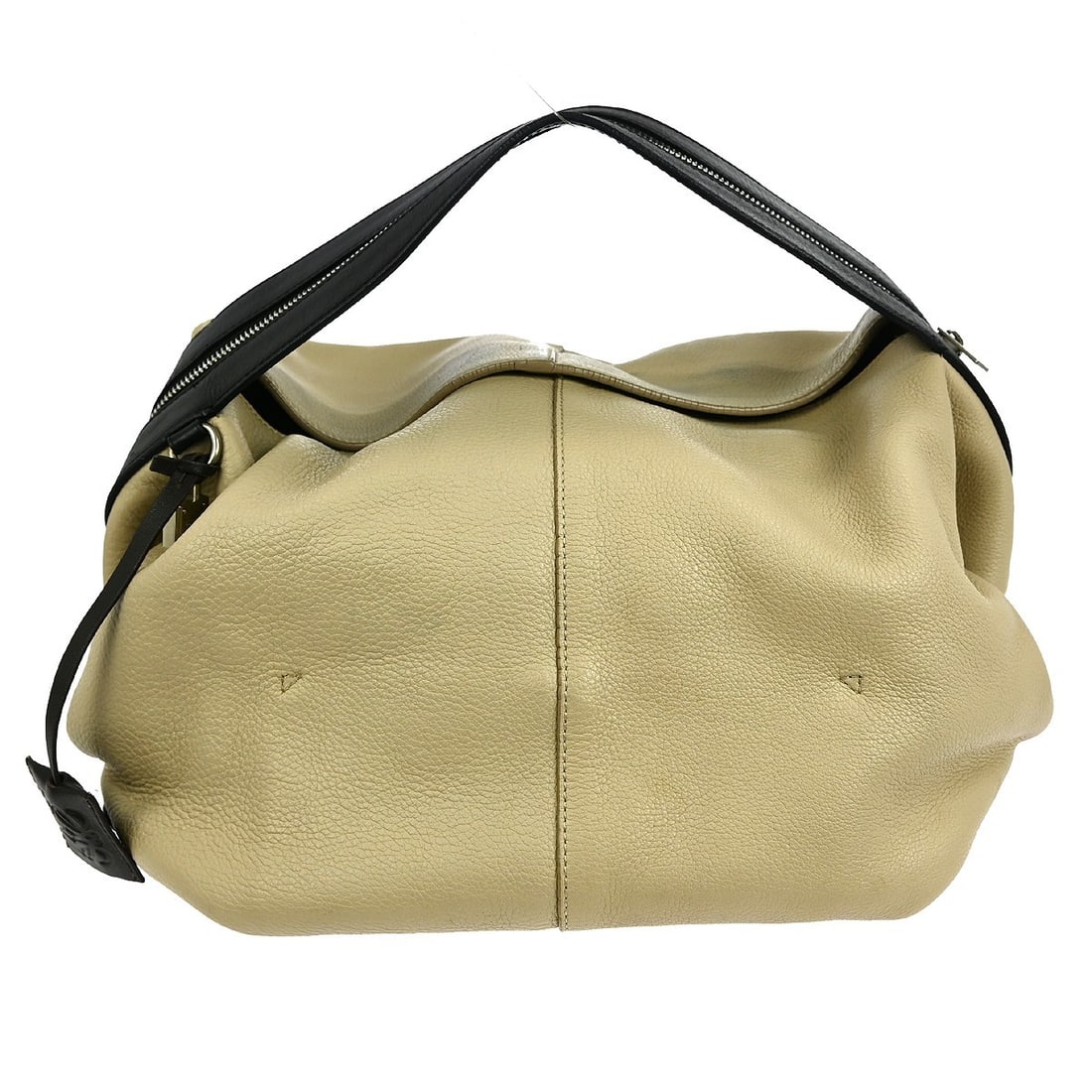 Loewe Amazona Beige Lambskin Top Handle Handbag NQ02308 (1 of 7)