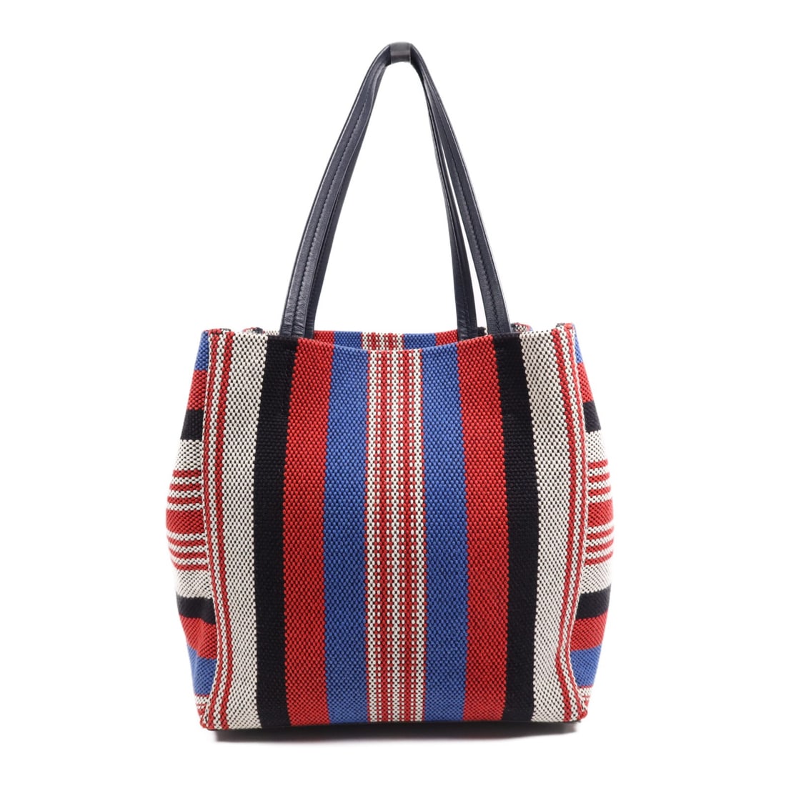 CELINE Canvas Tote Bag Red White Blue GHW Made in France (1 of 14)