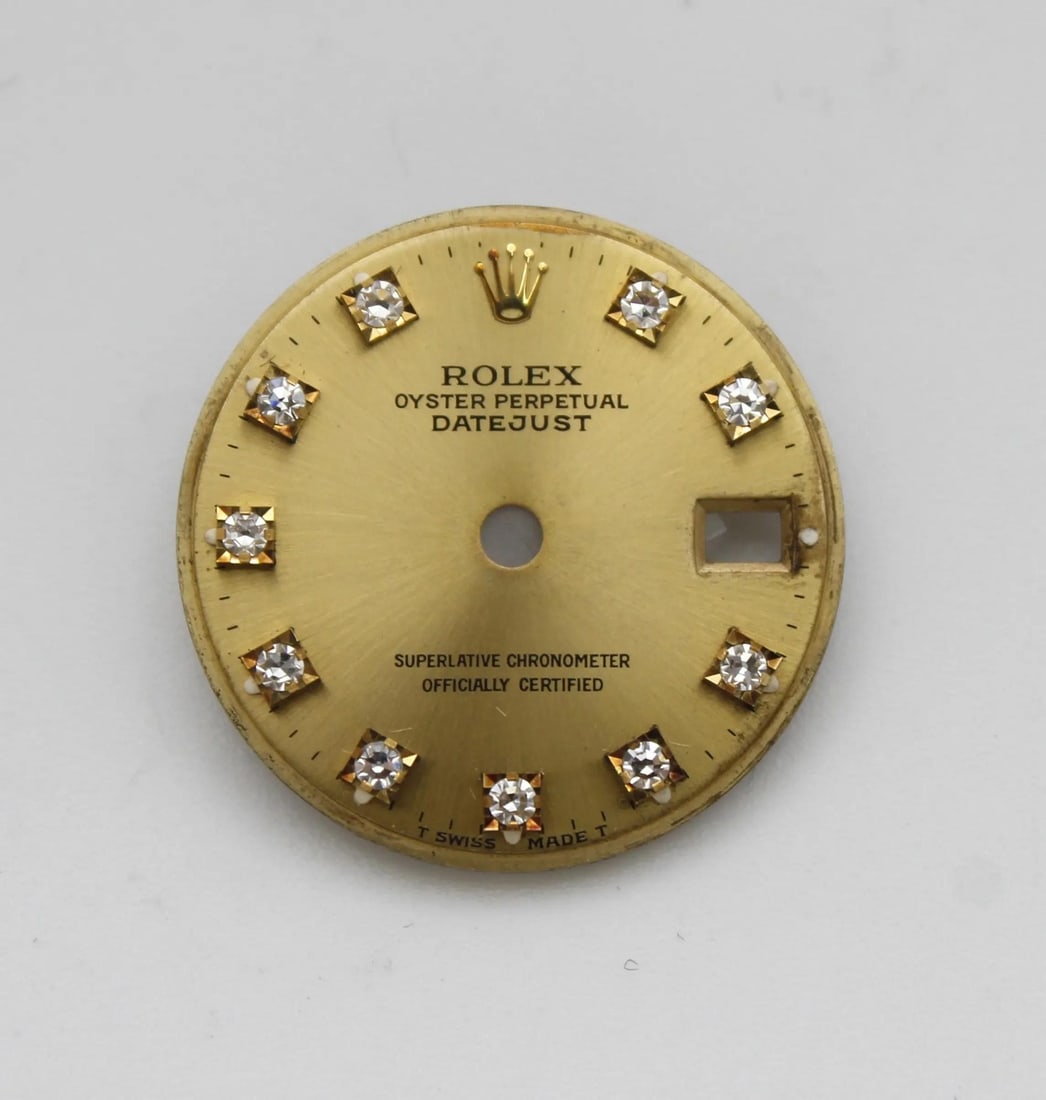 Rolex Oyster Perpetual Datejust 69173 Champagne Dial with Diamonds (1 of 5)