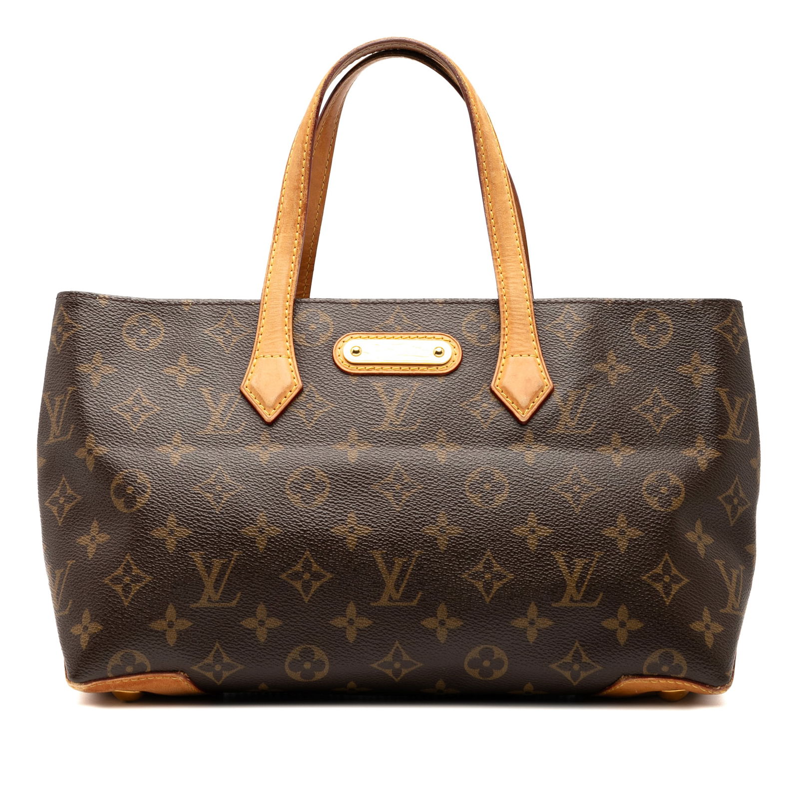 Louis Vuitton Wilshire PM Monogram Canvas Tote with Vachetta Leather Trim (1 of 8)