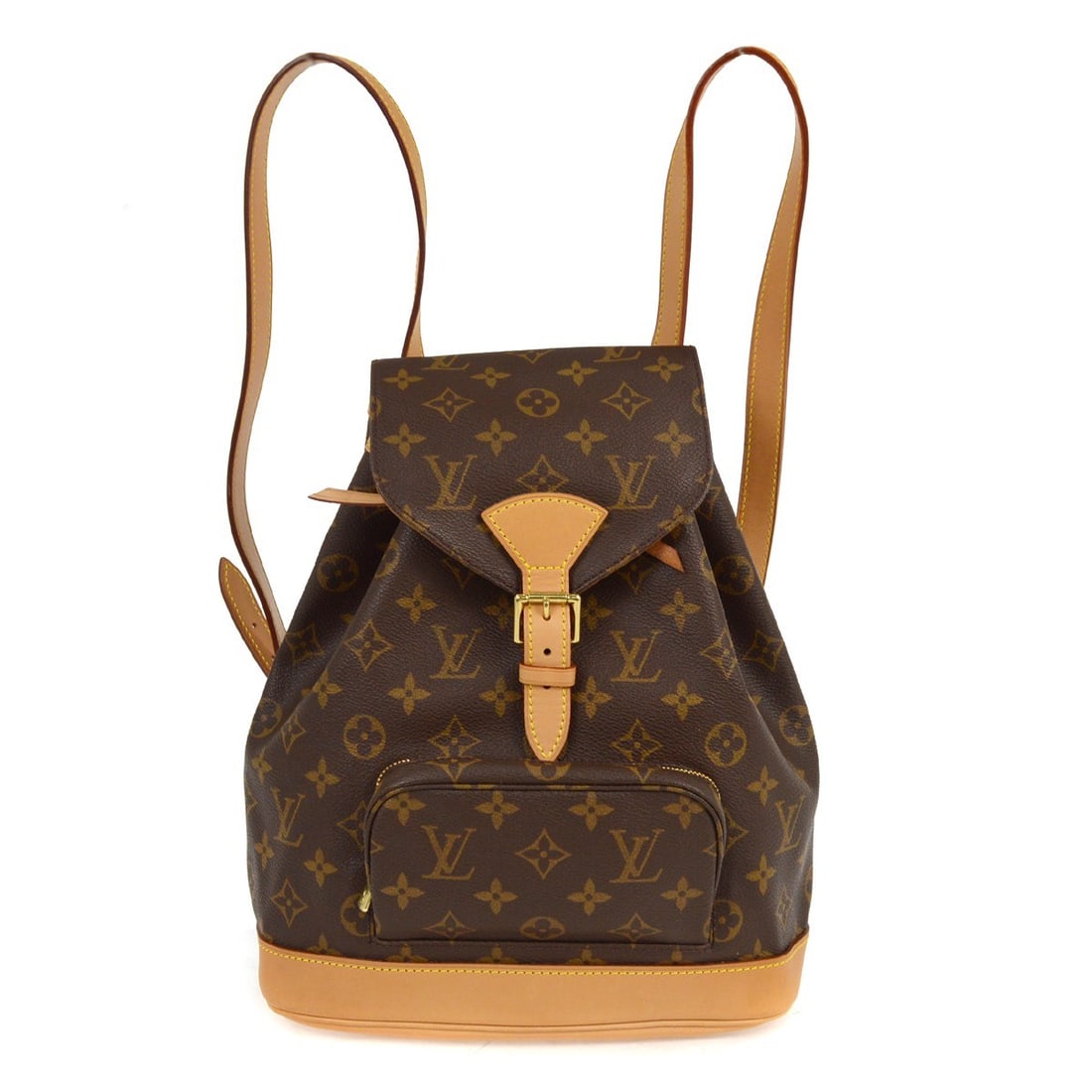 Louis Vuitton Monogram Montsouris MM Backpack M51136 Brown Canvas (1 of 7)