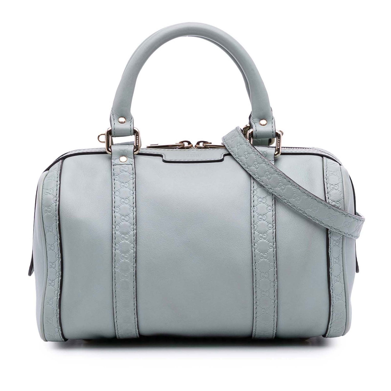 Gucci Small Microguccissima Blue Leather Joy Boston Bag (1 of 13)