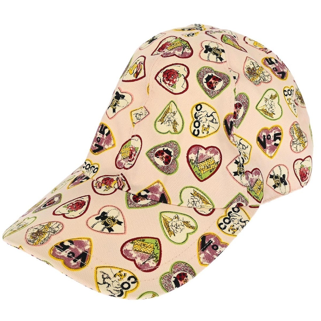 Pink Medium Logo Cap by Chanel Valentine Collection (1 of 7)