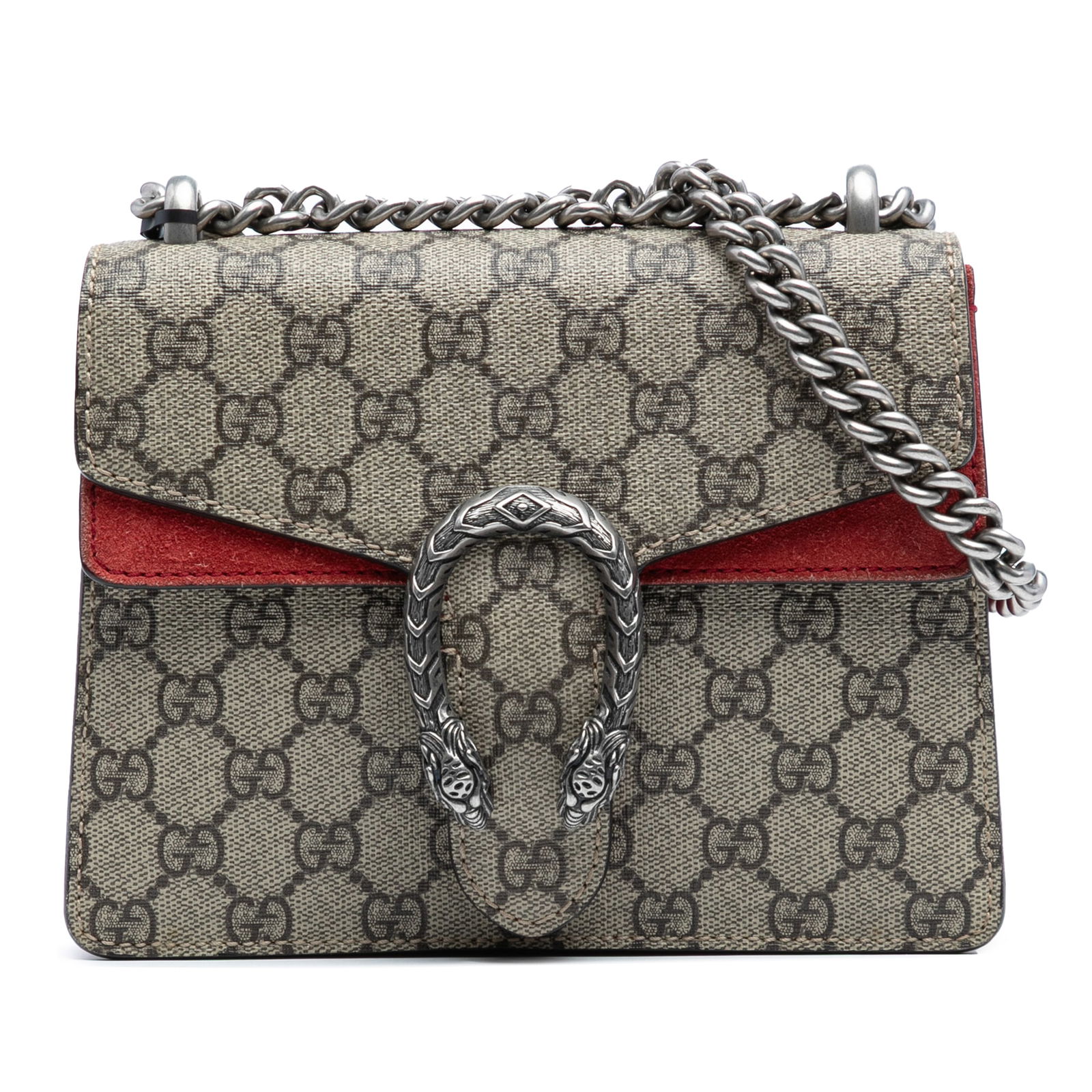 Gucci Small GG Supreme Dionysus Crossbody Bag Italy Brown (1 of 7)