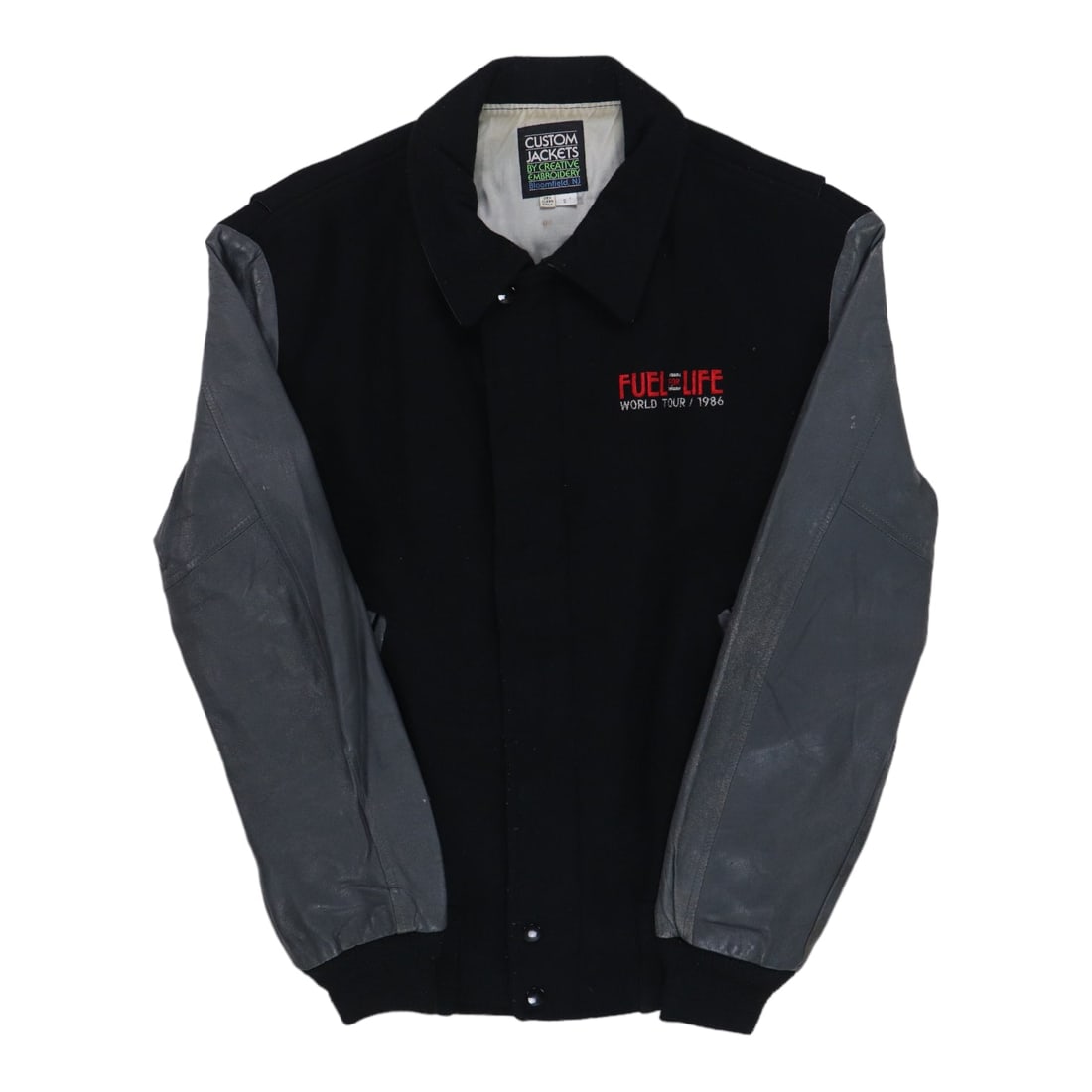 1986 Judas Priest Fuel For Life Vintage Crew Jacket Black (1 of 10)