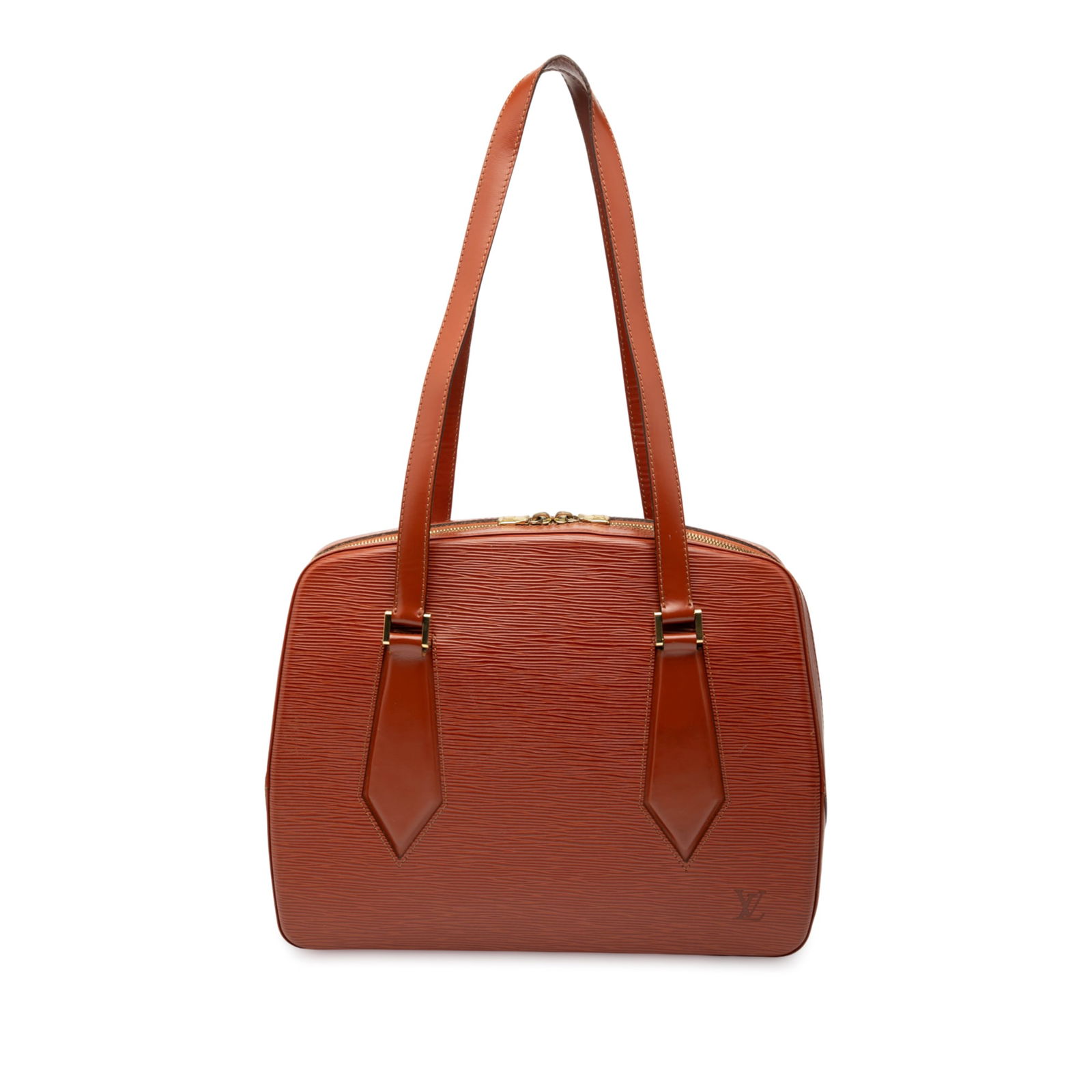 Louis Vuitton Epi Voltaire Brown Leather Shoulder Bag (1 of 8)