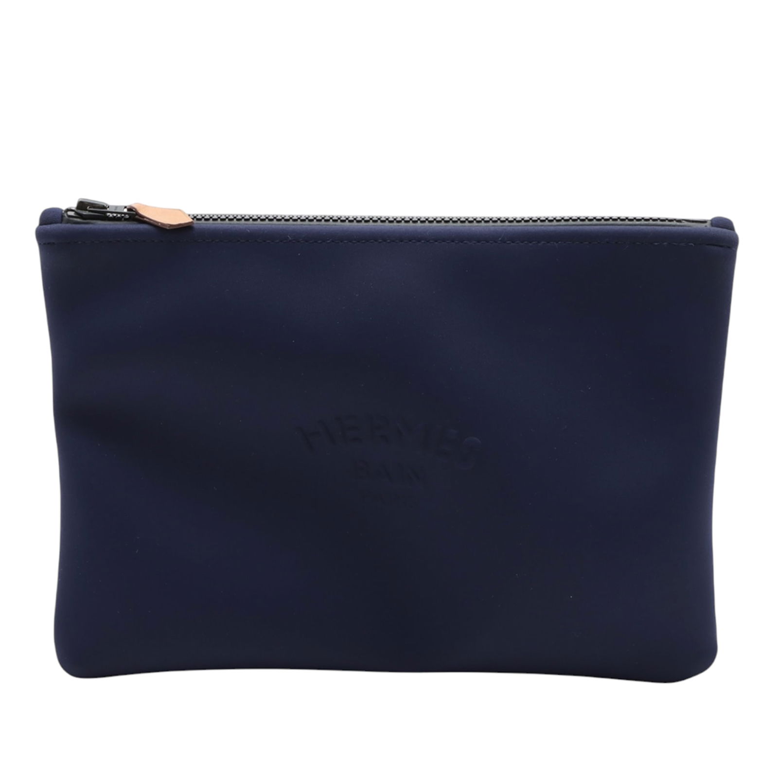 Blue Fabric Medium Neobain Clutch Bag by Hermes (1 of 7)