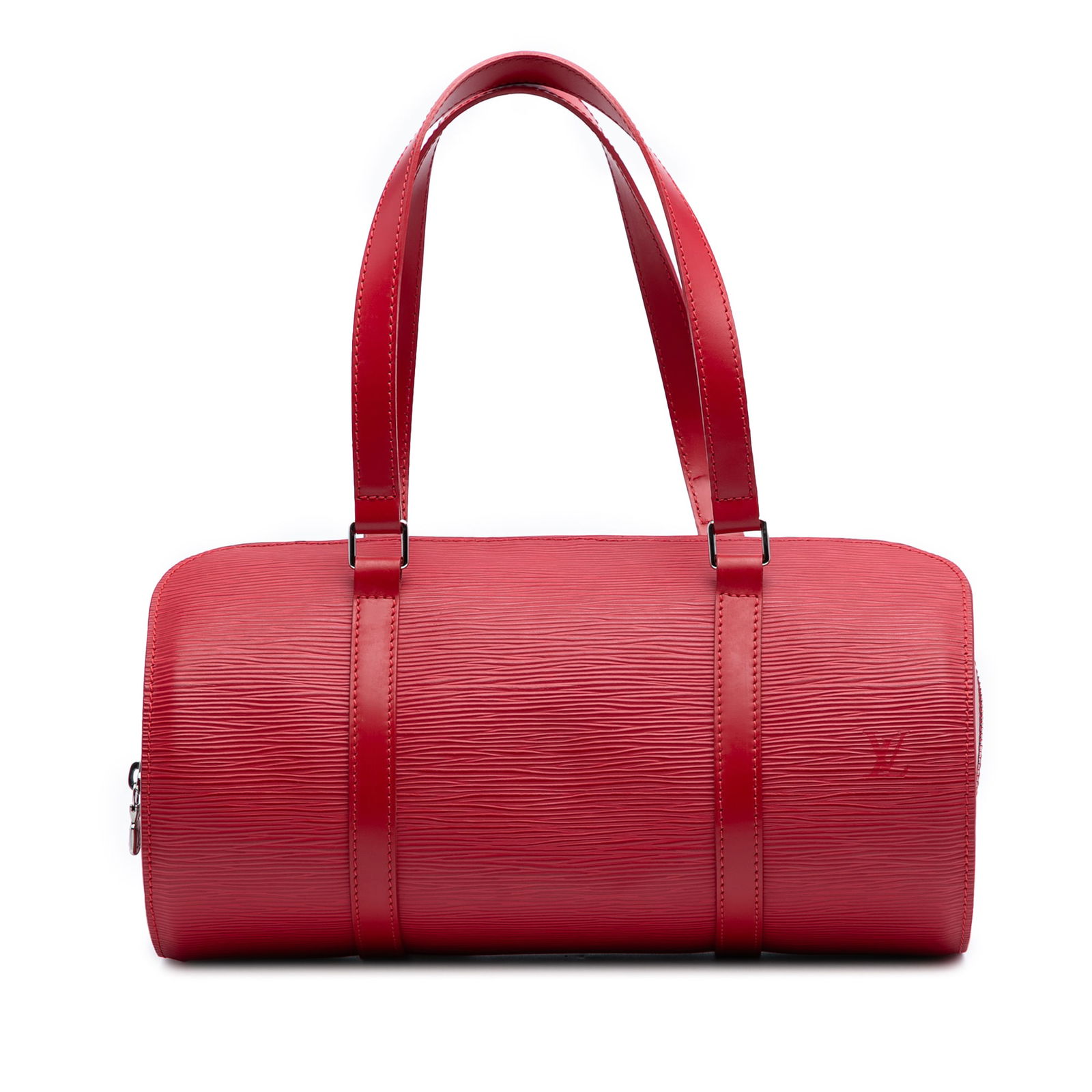 Louis Vuitton Epi Soufflot Red Leather Handbag (1 of 7)