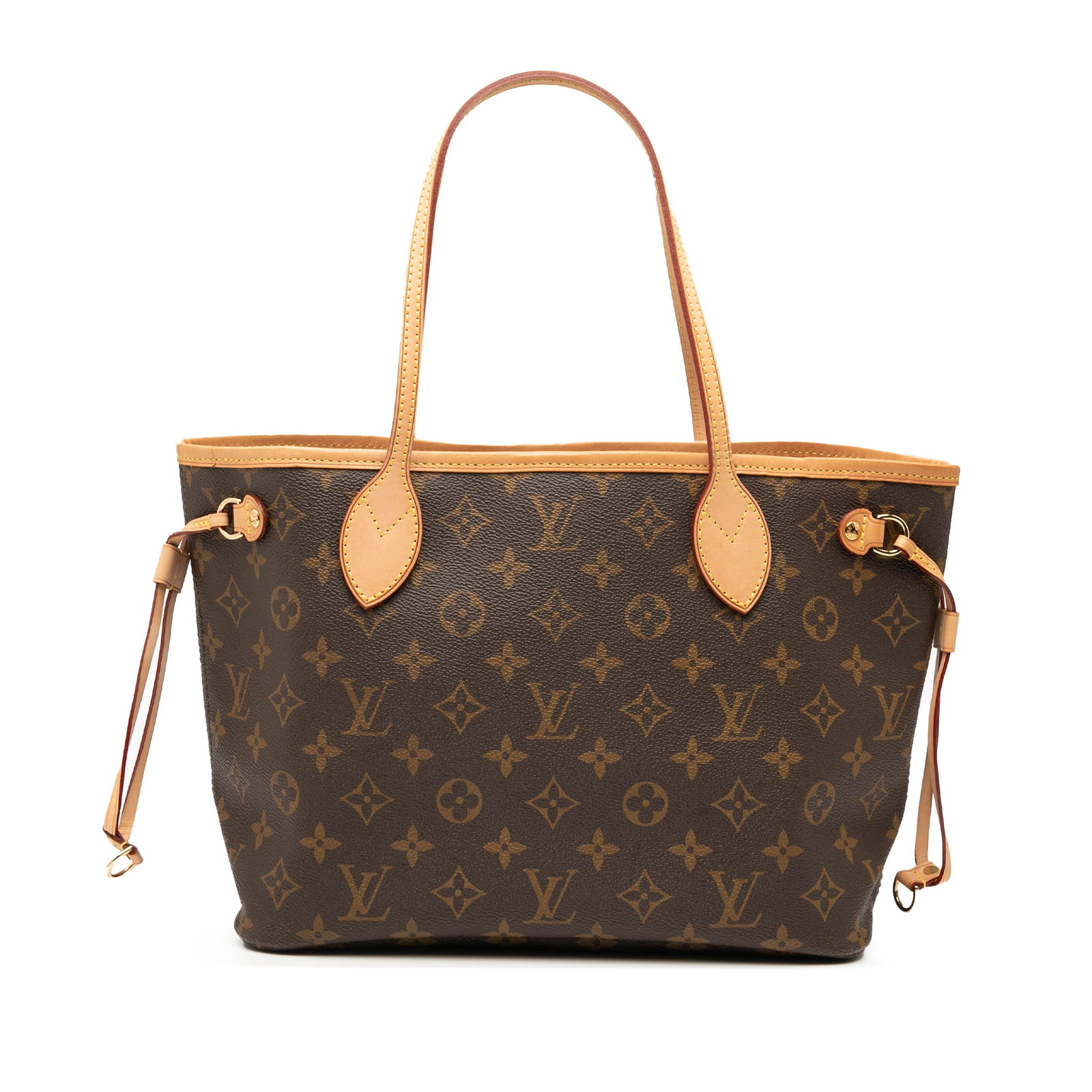Louis Vuitton Monogram Neverfull PM Bag with Vachetta Leather Trim (1 of 8)
