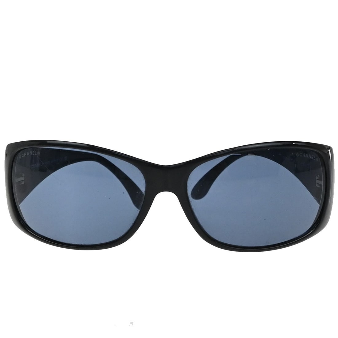 Black CC Logo Sunglasses by Chanel for Women (1 of 2)