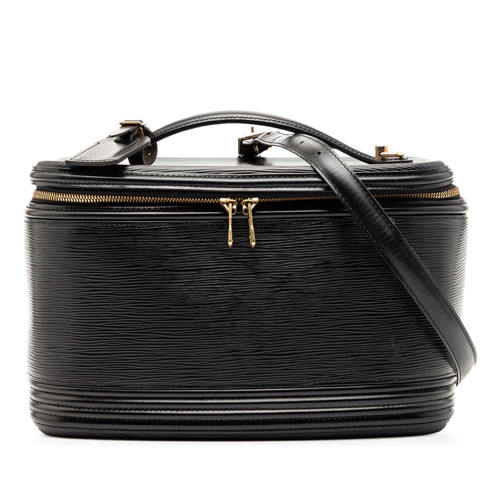 Black Epi Leather Nice Vanity Box Bag by Louis Vuitton (1 of 10)