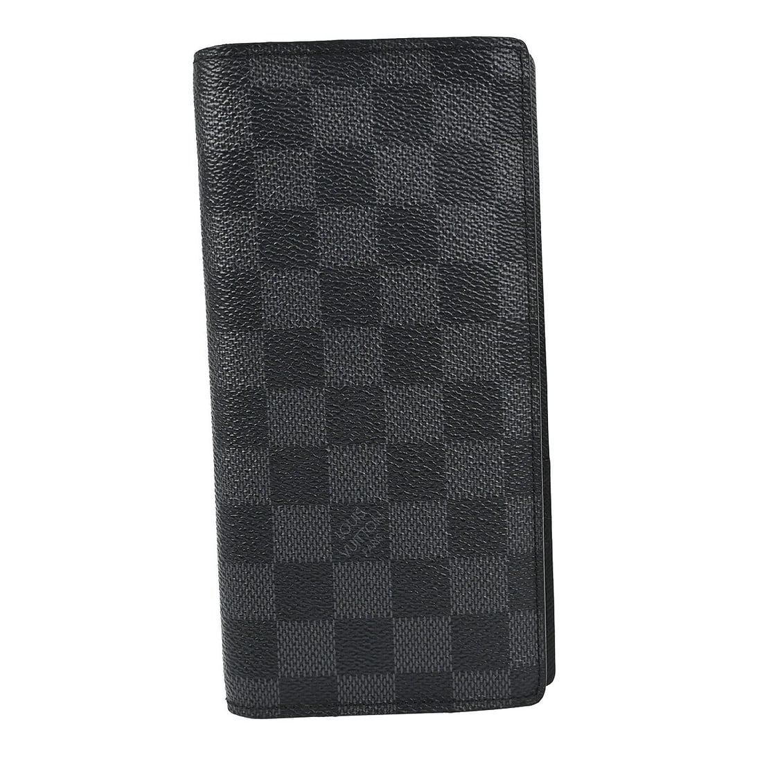 Louis Vuitton Damier Graphite Brazza Wallet N62665 Black Canvas (1 of 8)