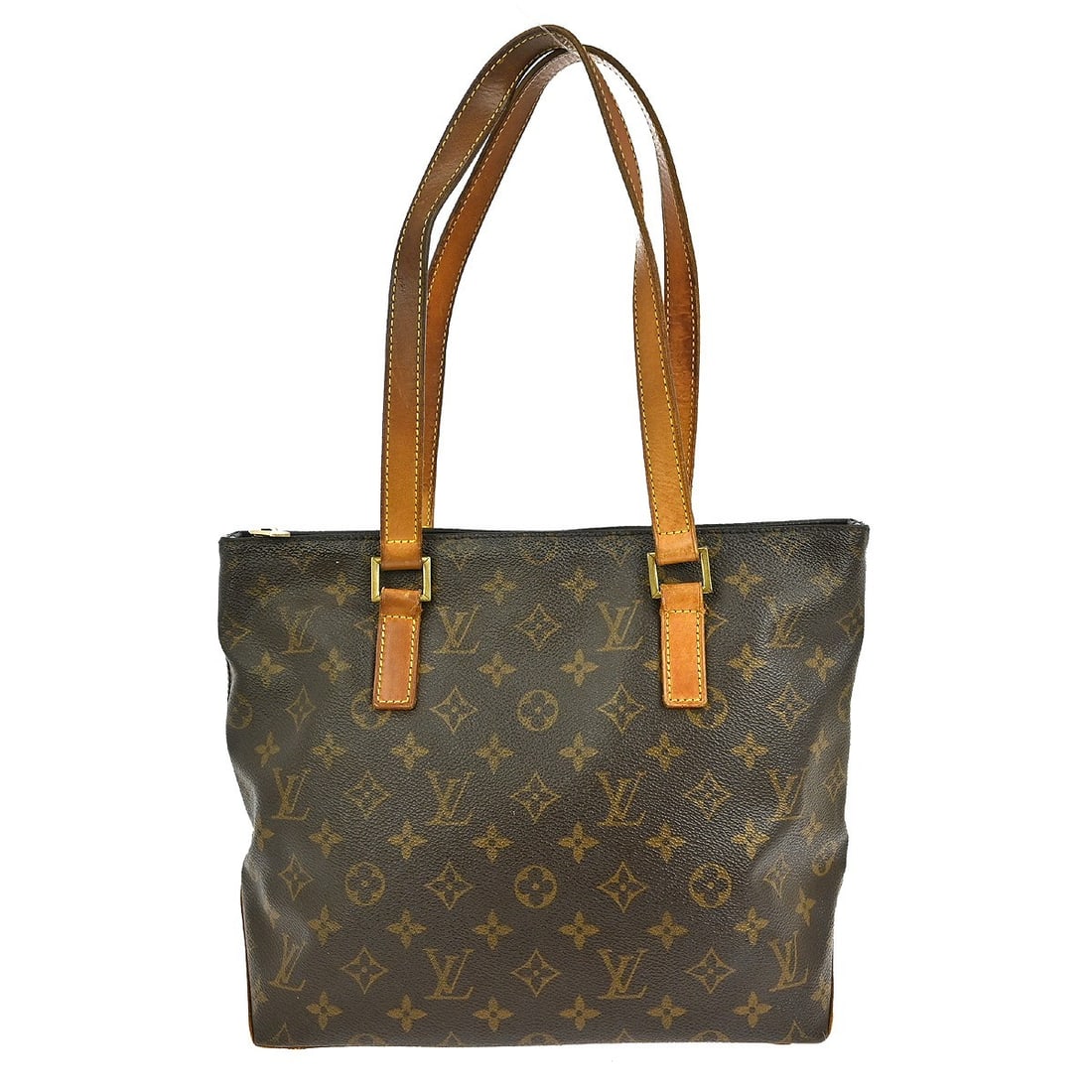 Louis Vuitton Cabas Piano Tote Bag Monogram Canvas Brown Handmade (1 of 11)