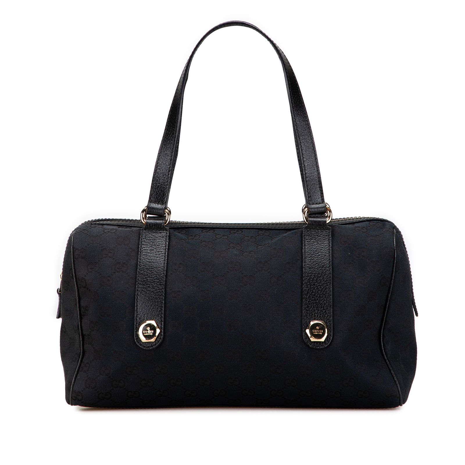 Gucci GG Canvas Charmy Shoulder Bag Black Fabric (1 of 11)