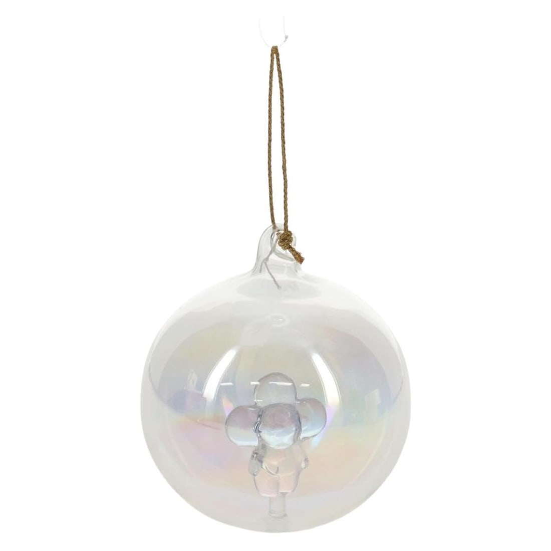 Louis Vuitton Vivienne Glass Snow Globe Clear Ornament (1 of 9)