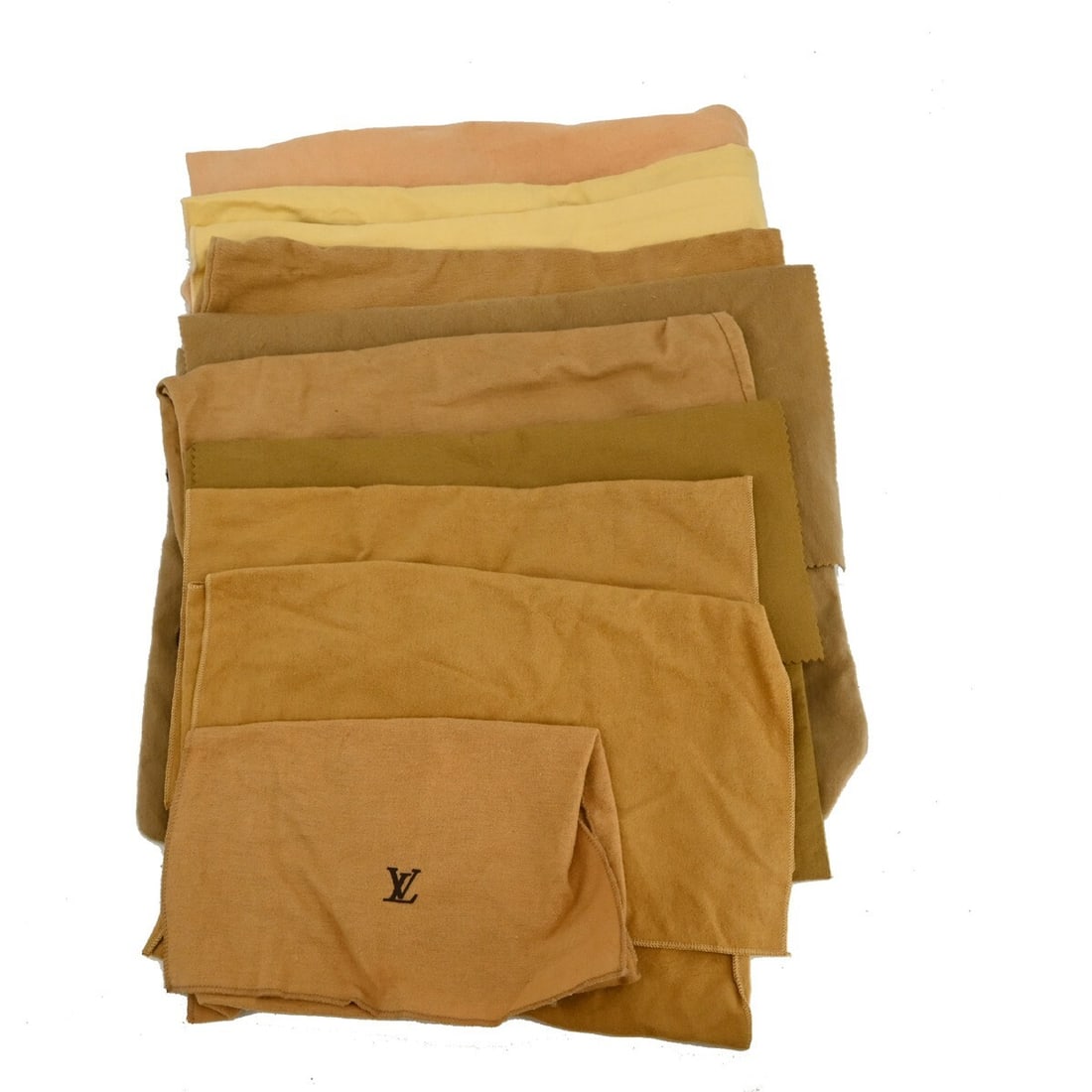 Authentic Louis Vuitton 10 Dust Bags Brown Beige Cotton Set (1 of 6)