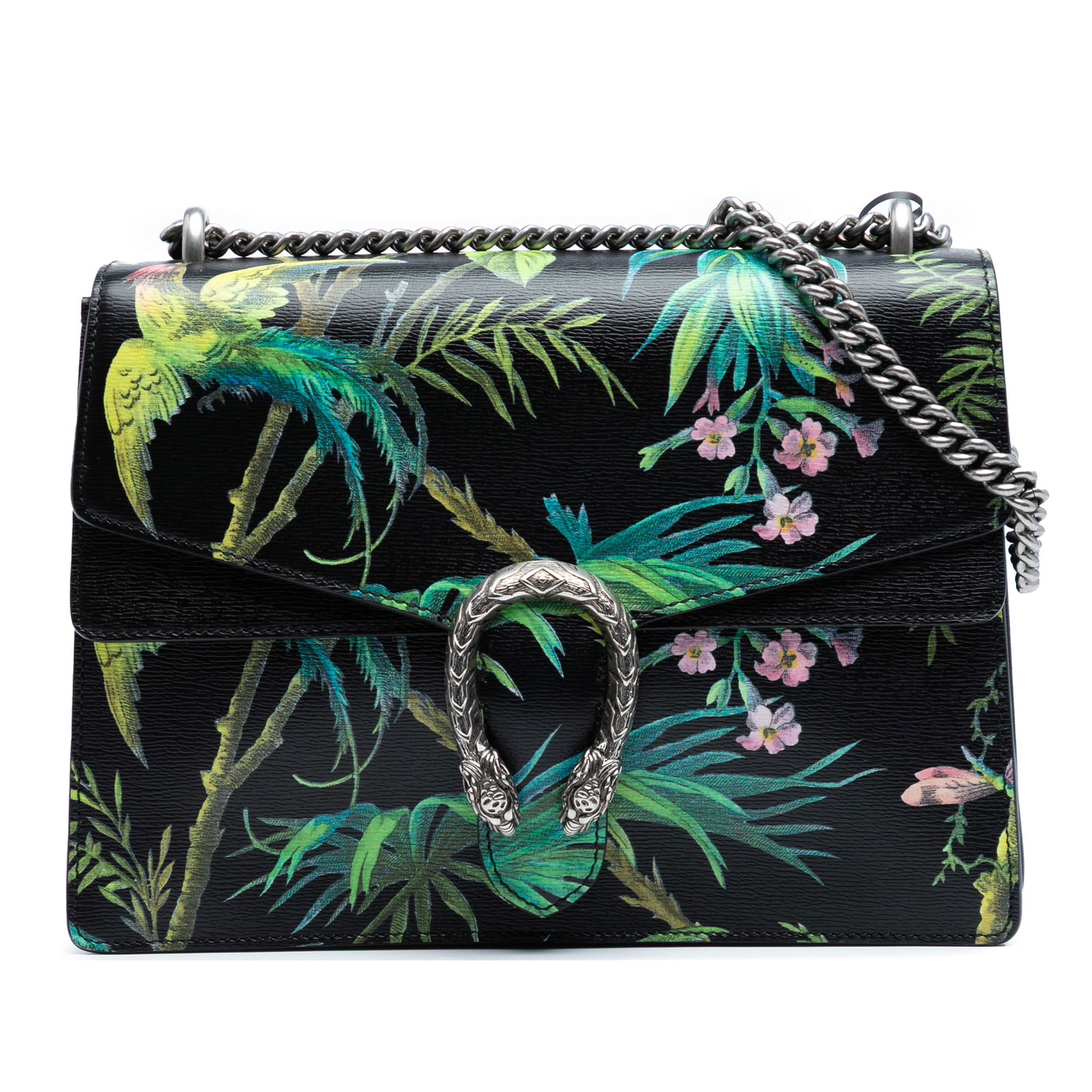 Gucci Medium Tropical Print Leather Dionysus Shoulder Bag (1 of 7)