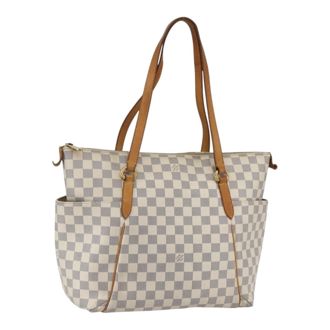 Totally Tote Bag by Louis Vuitton Multicolour Design: Totally Tote Bag by Louis Vuitton Multicolour Design This pre-owned Louis Vuitton Totally tote bag in multicolour features significant signs of wear, including loss of shape, rubbing, stains, and part