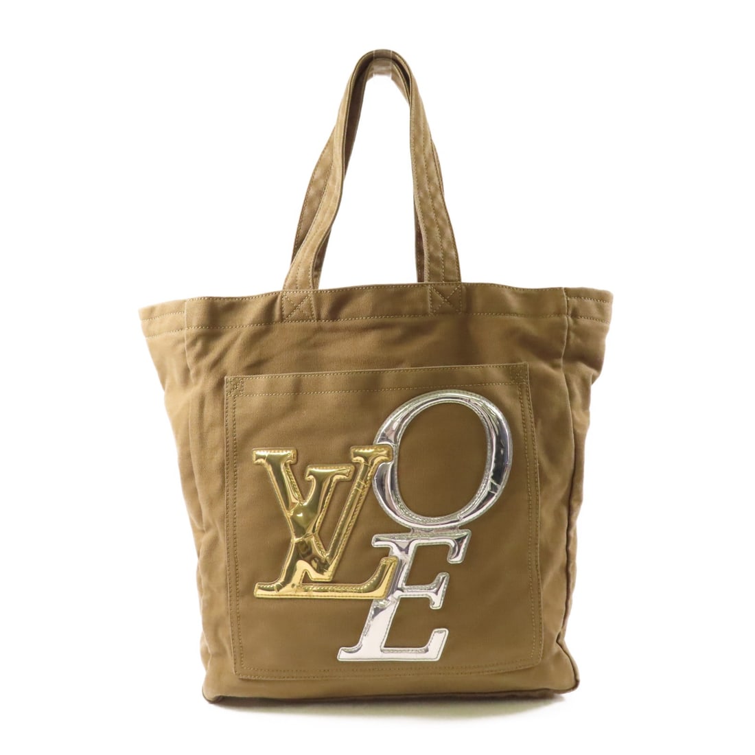 Louis Vuitton That's Love Tote Bag M95466 Brown Canvas: Louis Vuitton That's Love Tote Bag M95466 Brown Canvas Elevate your accessory collection with this stylish Louis Vuitton That's Love Tote Bag. Crafted from durable brown canvas, this tote features a s