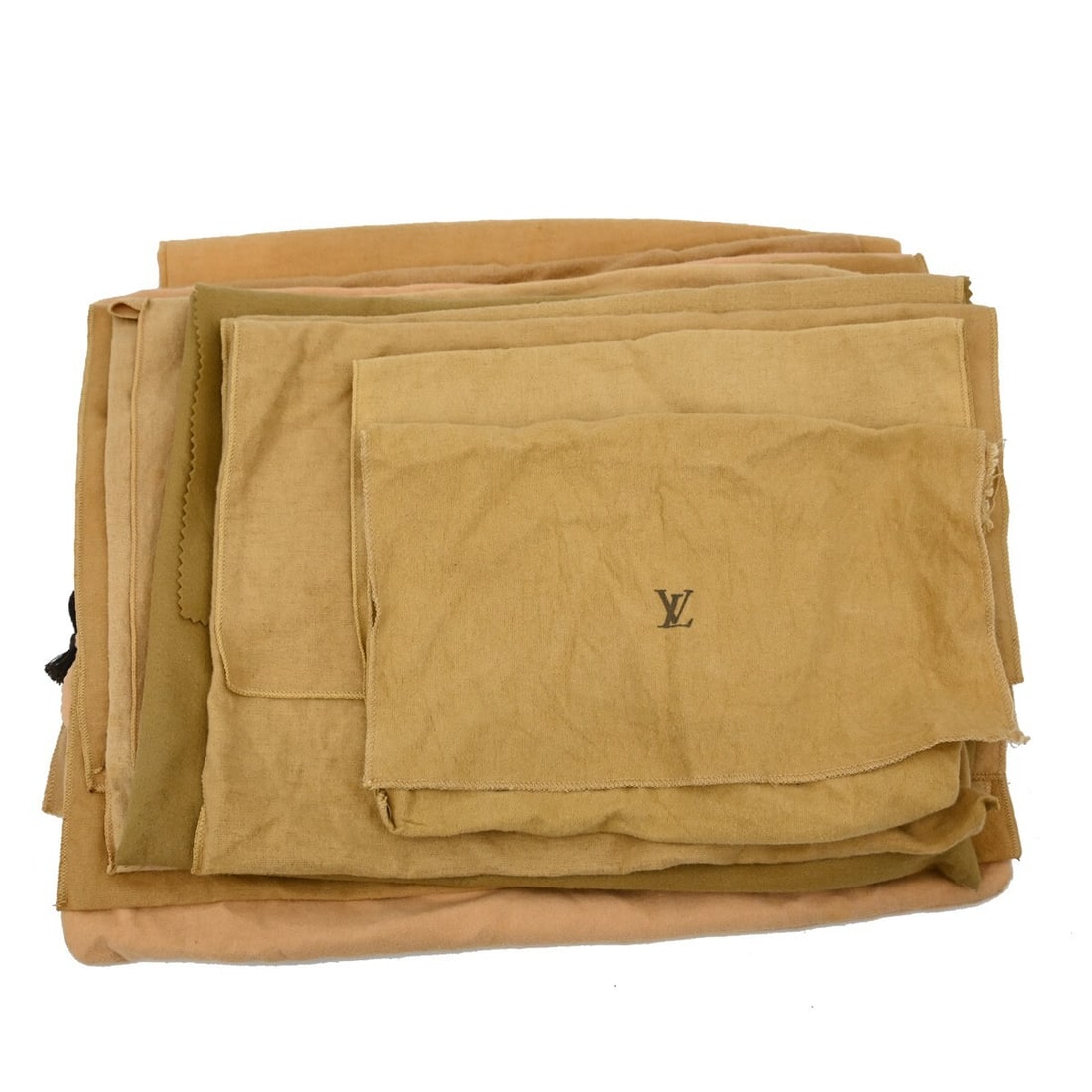 Louis Vuitton Authentic Dust Bag Set of 10 Brown Cotton (1 of 6)