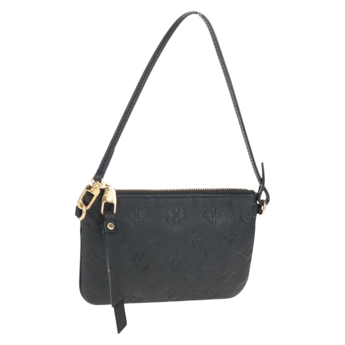 Louis Vuitton Citadines PM Monogram Empreinte Blue Infini Pouch M40517: Louis Vuitton Citadines PM Monogram Empreinte Blue Infini Pouch M40517 This Louis Vuitton Monogram Empreinte Citadines PM accessory pouch is crafted from Blue Infini Empreinte leather. It features a c