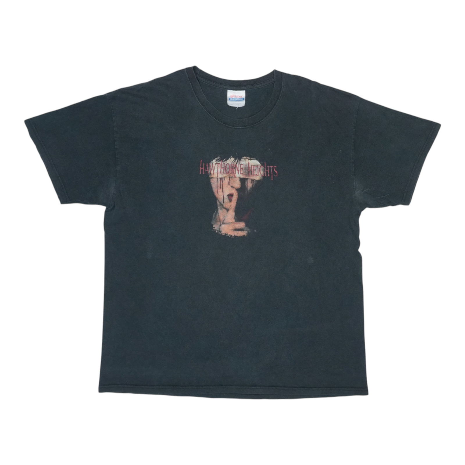 Vintage 2000s Hawthorne Heights Black Cotton Shirt XL (1 of 6)