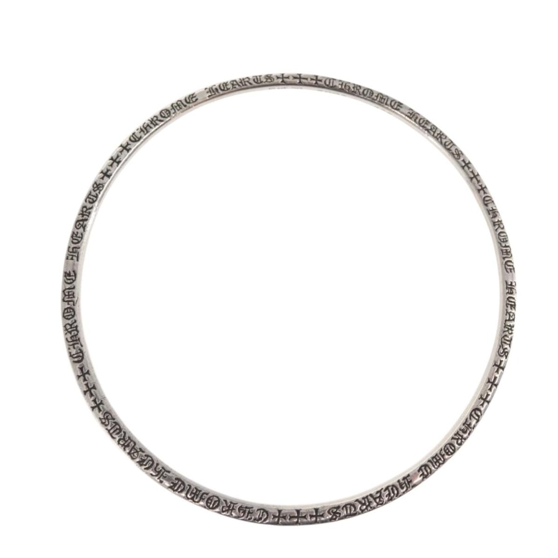 NTFL Spacer Bangle Bracelet in Silver by Chrome Hearts Ag925 (1 of 9)