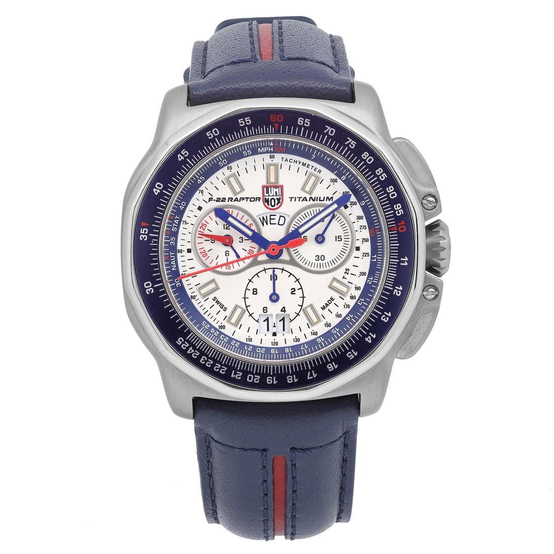 Luminox F-22 Raptor 44mm Quartz Chronograph Men's Watch with Box and Papers (1 of 5)