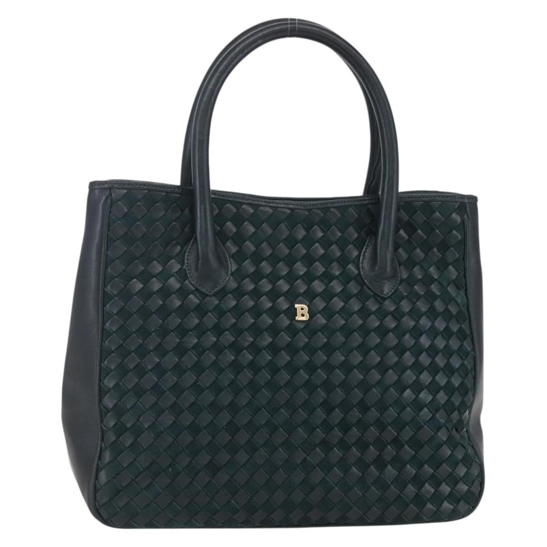 BALLY Green Gold Leather Hand Bag Auth BA8440 Italy: BALLY Green Gold Leather Hand Bag Auth BA8440 Italy This authentic BALLY hand bag is a stylish accessory made of high-quality leather in a striking green and gold color combination. Crafted in Italy,