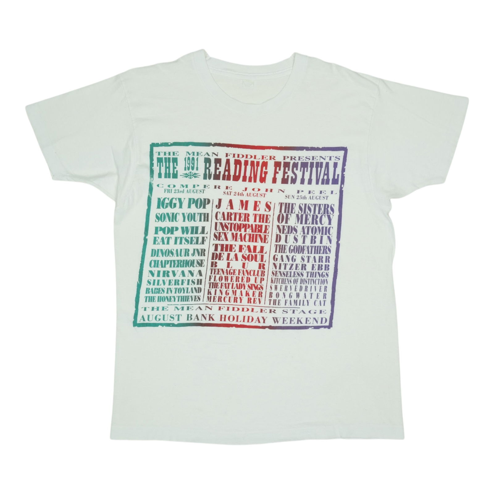 Vintage 1991 Reading Festival Shirt 100 Cotton White Unisex: Vintage 1991 Reading Festival Shirt 100 Cotton White Unisex Celebrate the iconic 1991 Reading Festival with this original vintage shirt. Crafted from 100% cotton, this classic piece offers a comfortab
