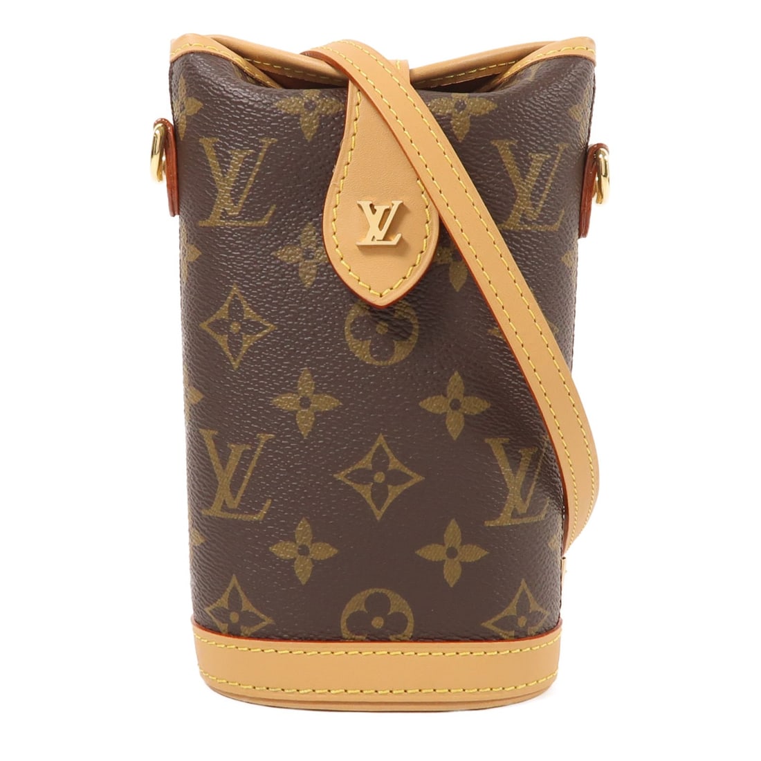 LOUIS VUITTON Fold Me Pouch Shoulder Bag M80874 Monogram Brown (1 of 12)