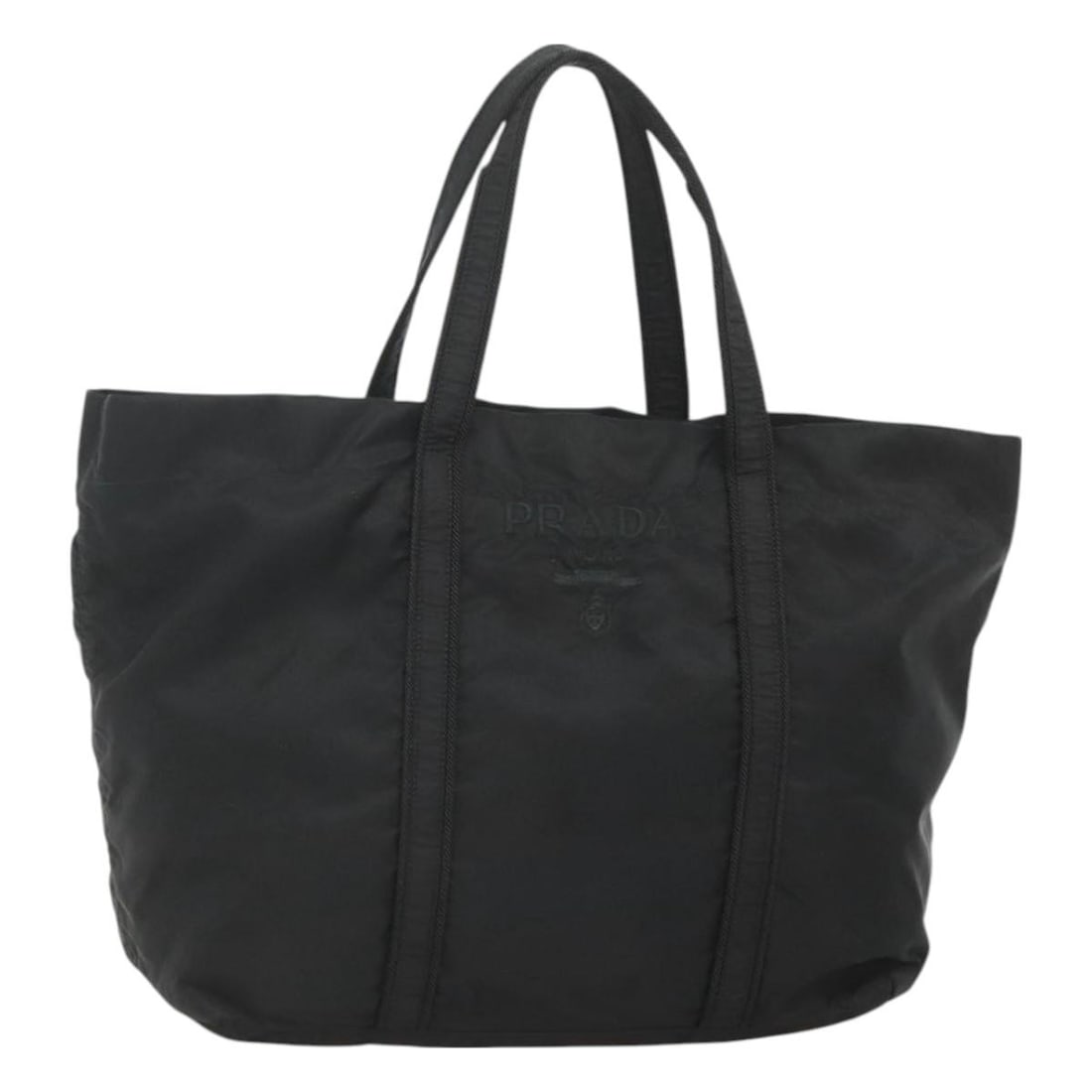Prada Black Vintage Tote Bag with Structured Design (1 of 1)