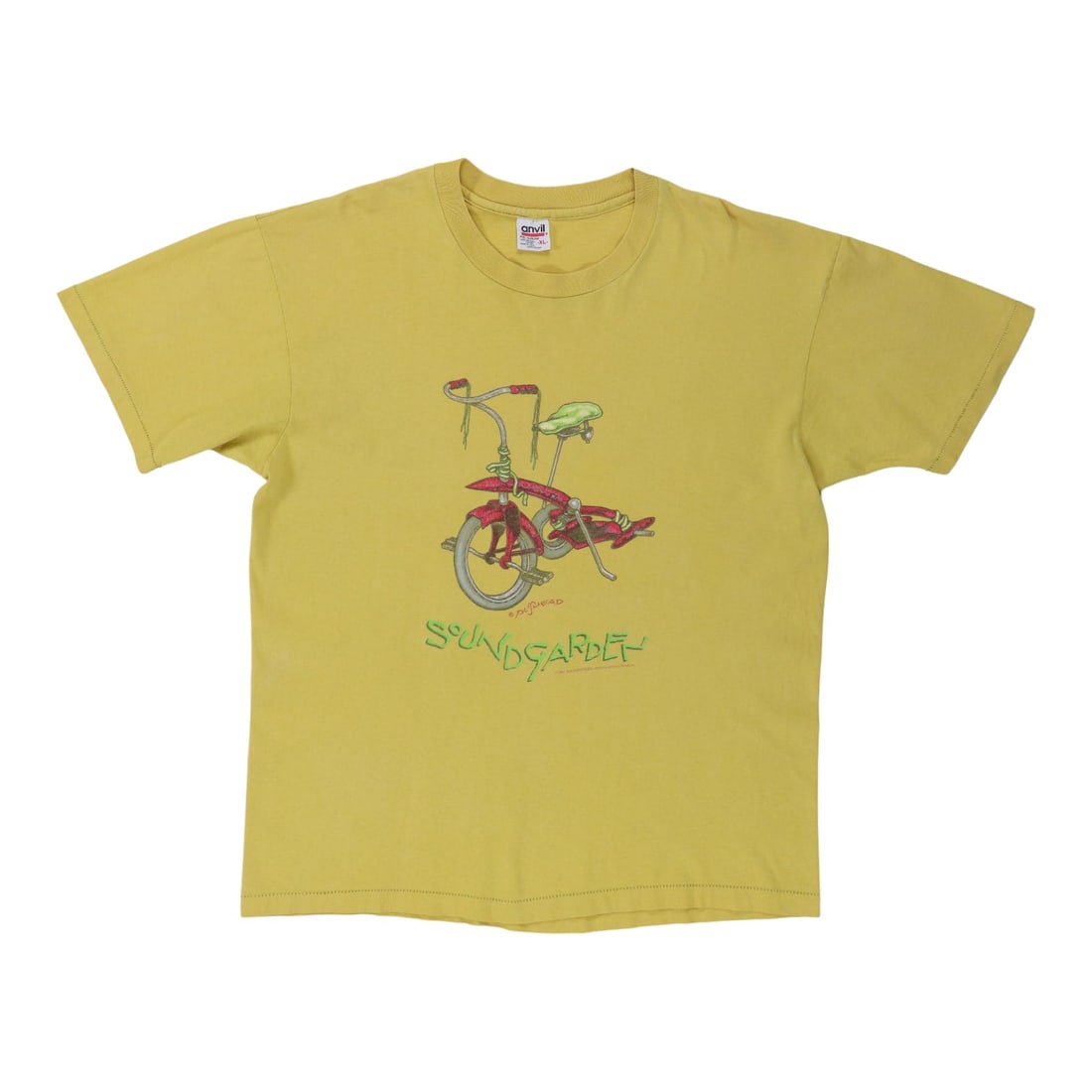 1994 Soundgarden Kickstand Color Change Shirt Unique Vintage Tee: 1994 Soundgarden Kickstand Color Change Shirt Unique Vintage Tee Discover a unique piece of music history with this original vintage 1994 Soundgarden Kickstand Color Change Shirt from the exclusive "L