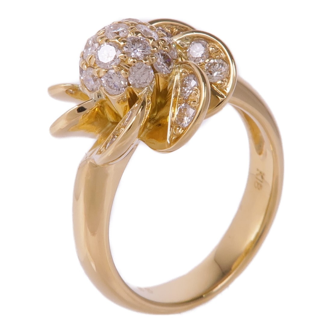 JEWELRY Diamond Ring in 18K Yellow Gold Size 6 (1 of 8)