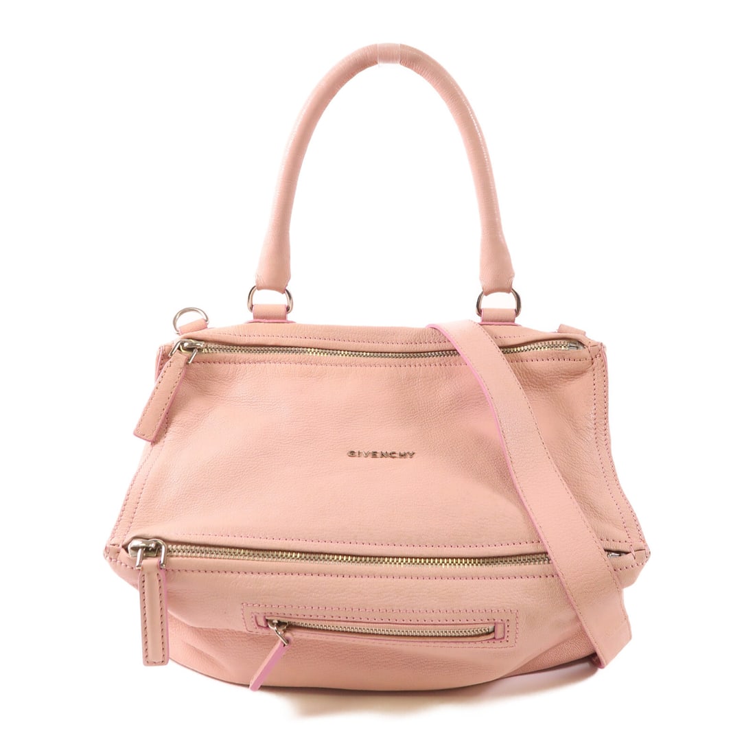 GIVENCHY Pink Leather Pandora 2 Way Shoulder Bag (1 of 18)
