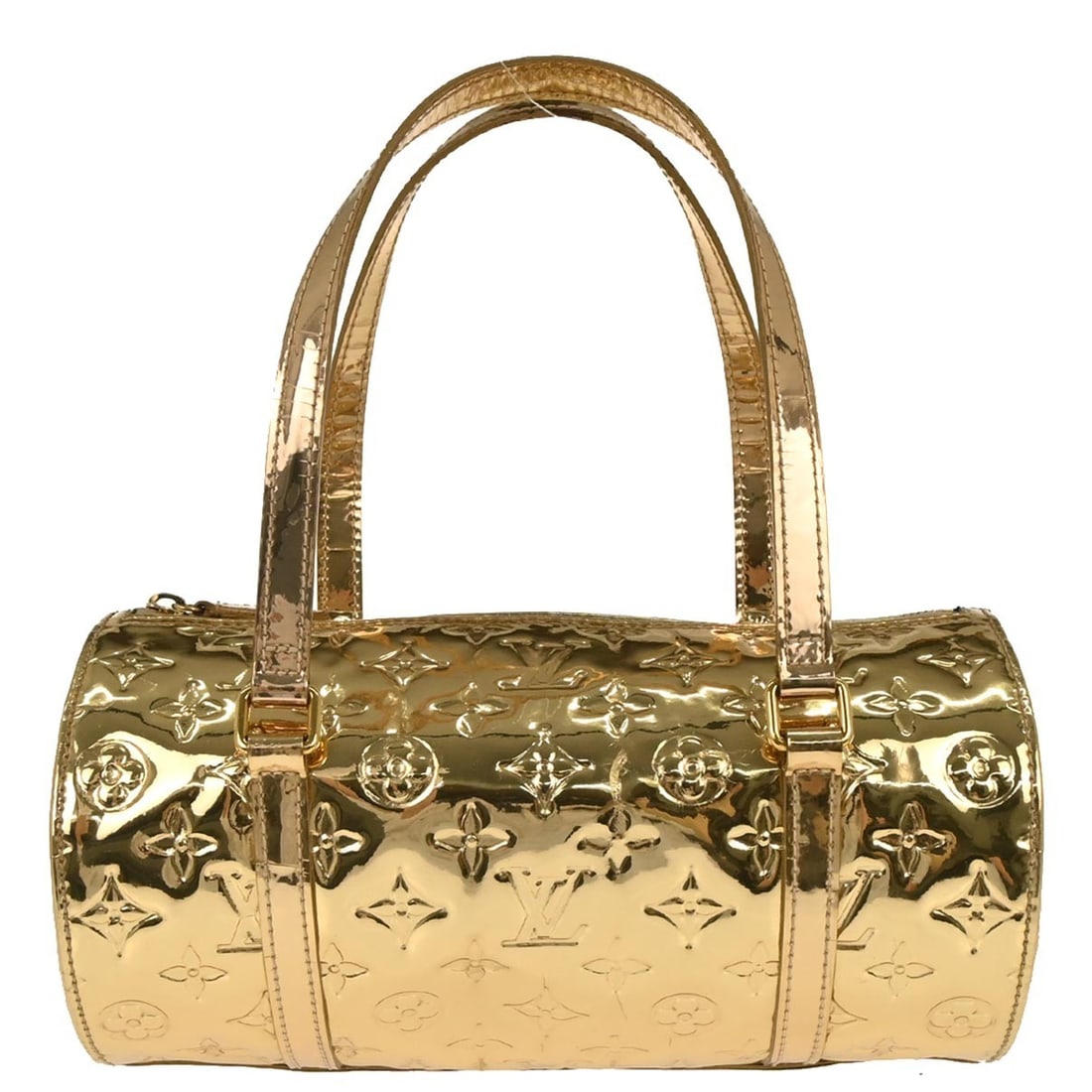 Louis Vuitton Monogram Miroir Papillon Gold Vinyl M95270 Medium Handbag (1 of 10)
