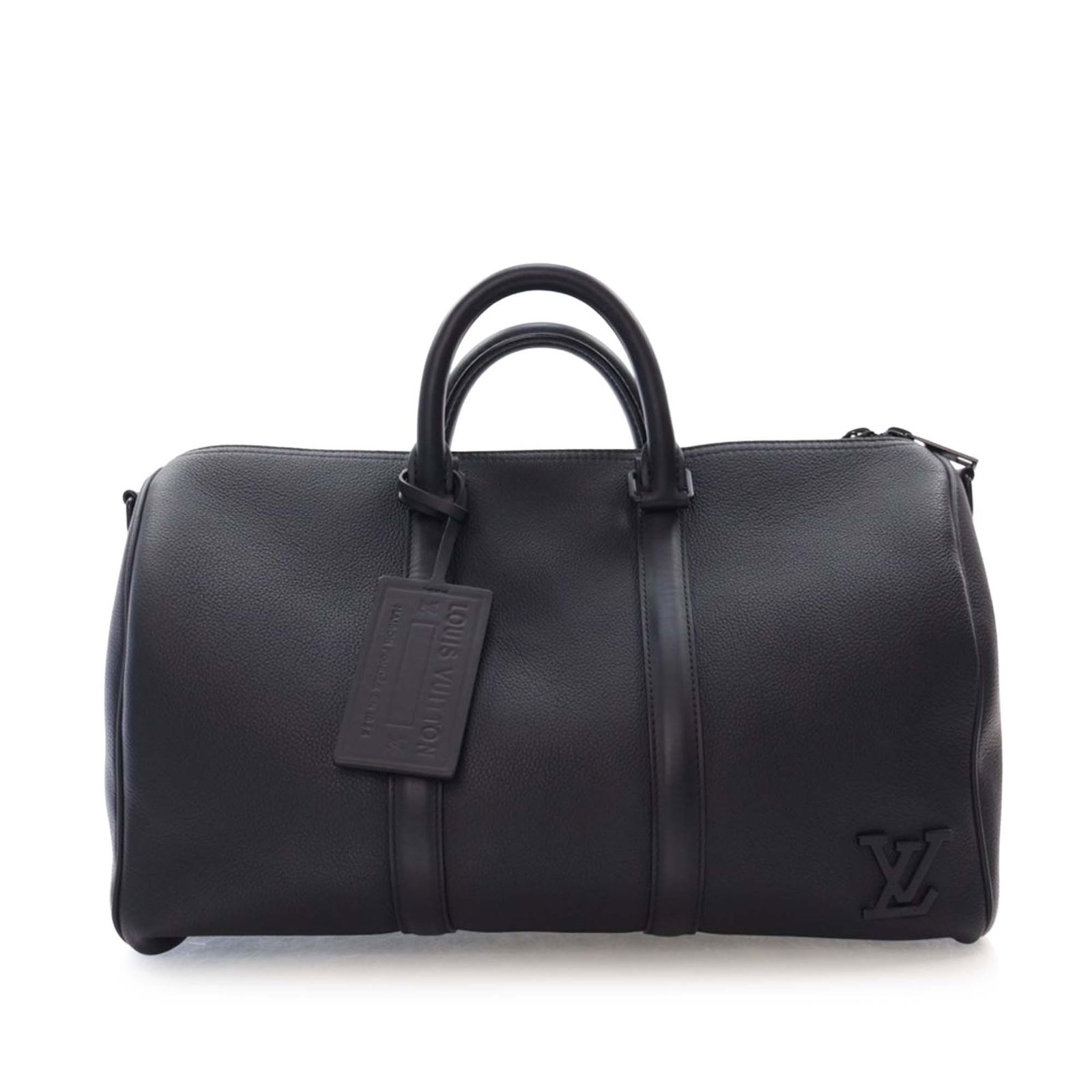 Louis Vuitton Aerogram Keepall Bandouliere 40 Leather Black Travel Bag (1 of 15)