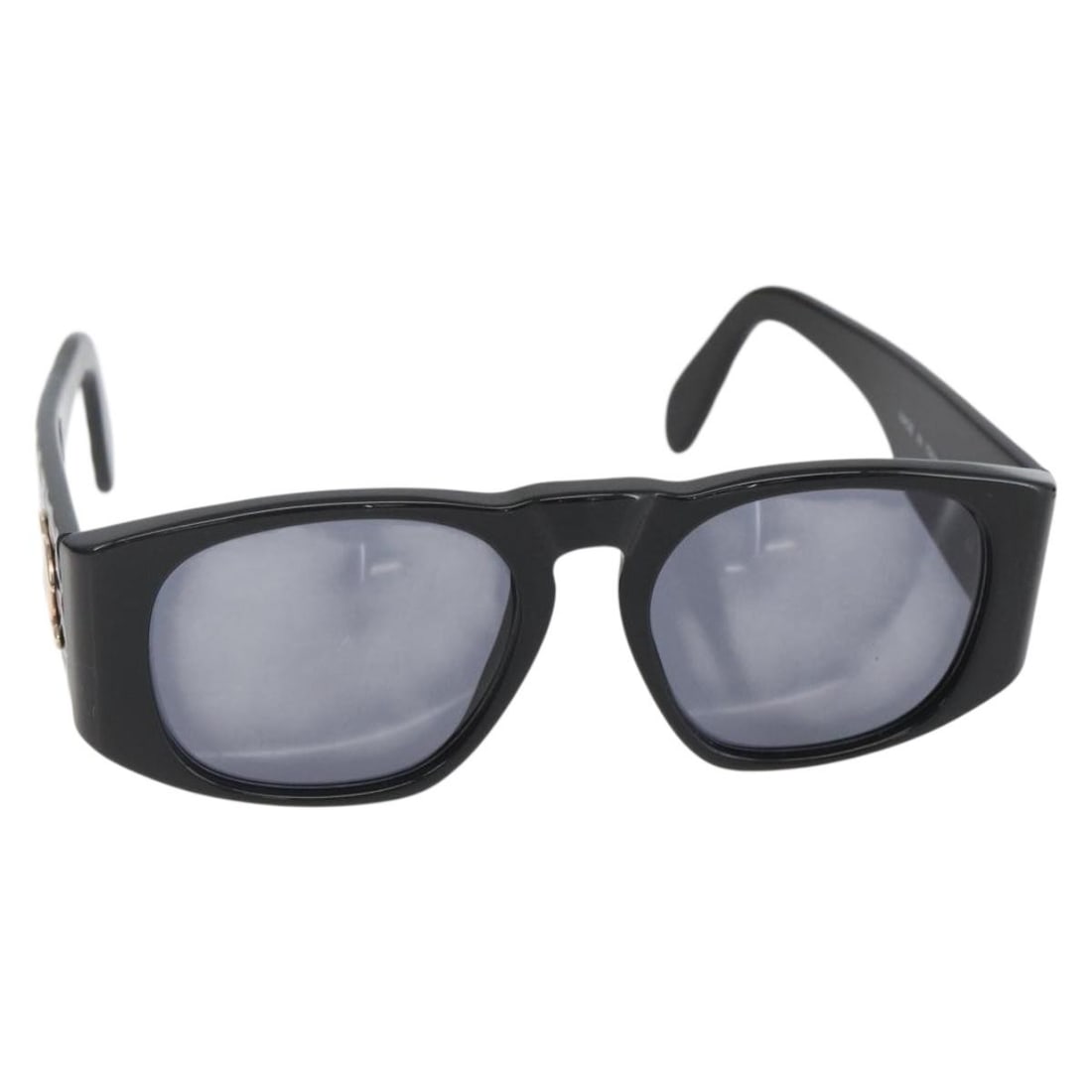 CHANEL Coco Sunglasses Black Plastic Auth Made in Italy (1 of 11)