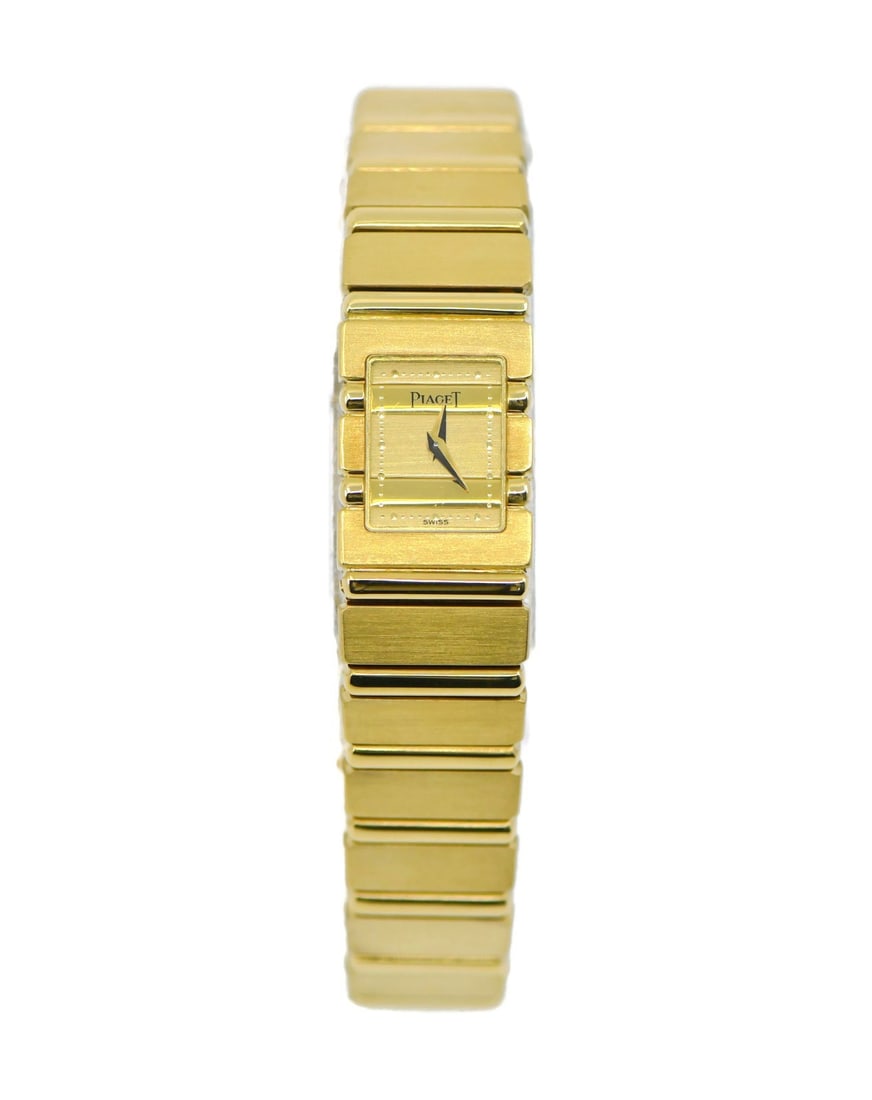 Piaget Polo 18K Yellow Gold Quartz Watch Ref 15201 Authentic (1 of 5)