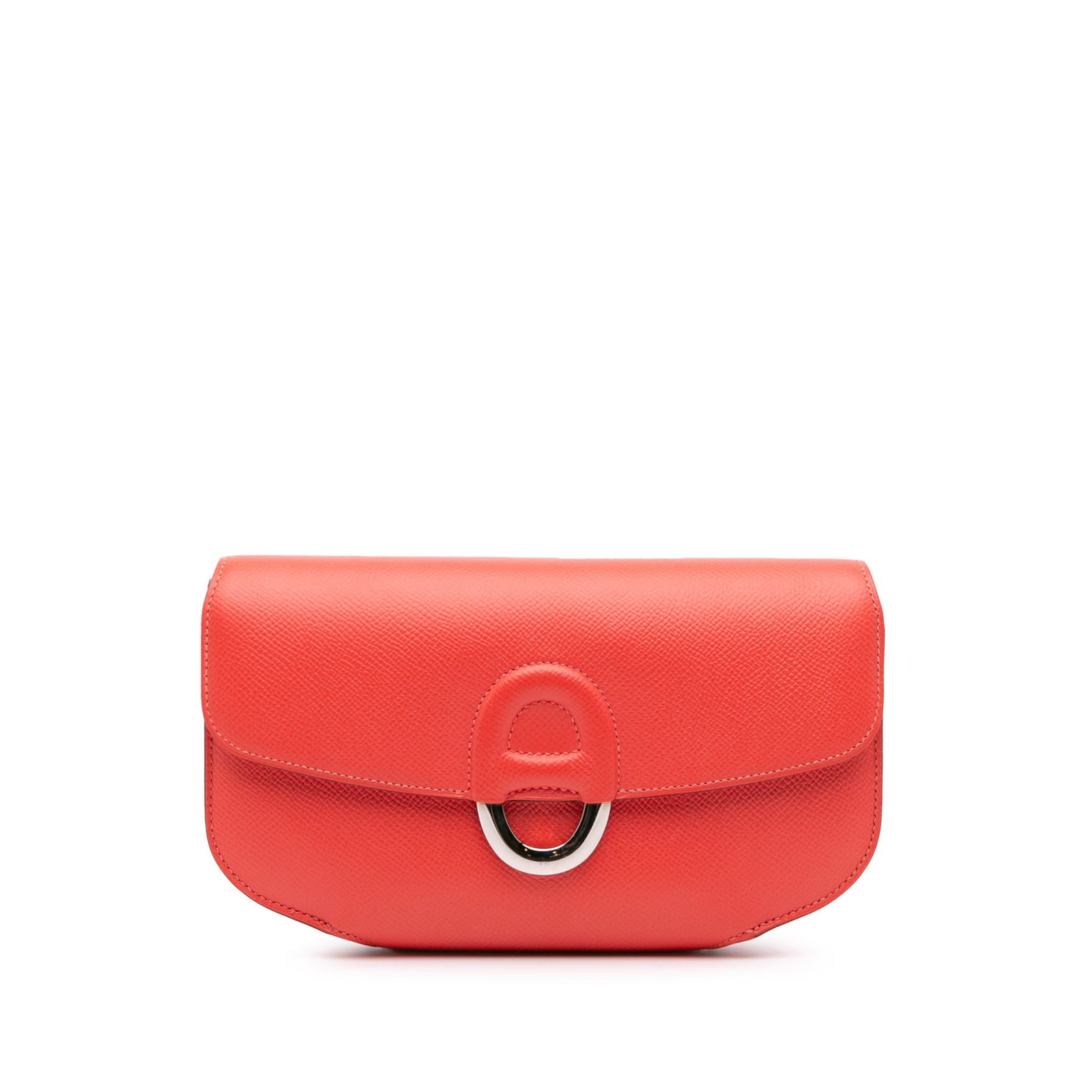 Hermes Epsom Cherche Midi Clutch 22 Rouge Tomate Leather Bag (1 of 10)