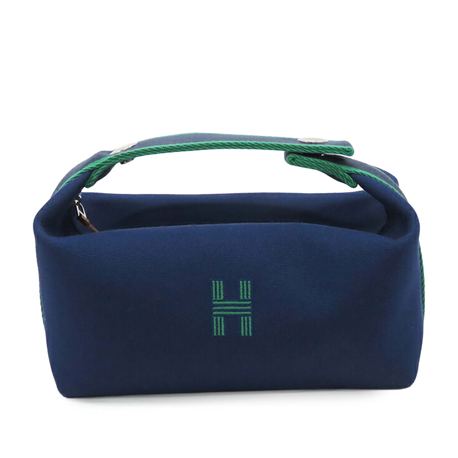 Hermes Small Toile Bride A Brac Bag Blue Fabric (1 of 9)