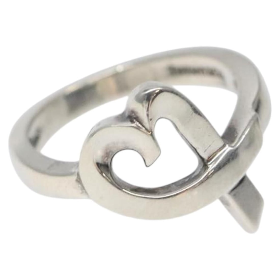 TIFFANY&Co. Sterling Silver Loving Heart Ring Ag925 (1 of 8)