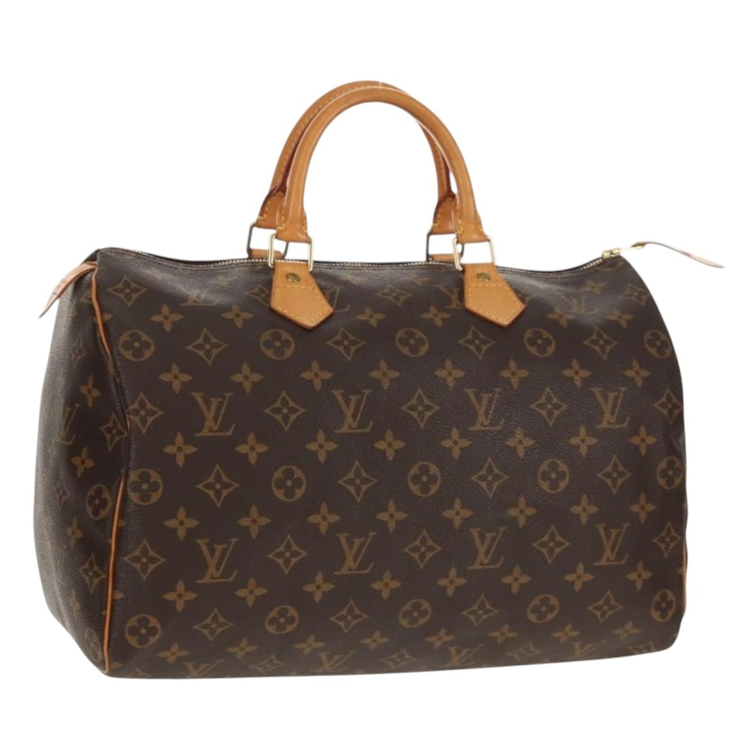 LOUIS VUITTON Monogram Speedy 35 Hand Bag M41524 Auth France (1 of 18)
