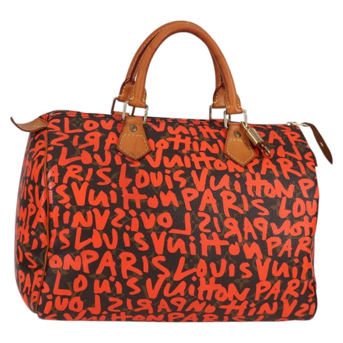 Orange Speedy Bag by Louis Vuitton (1 of 1)