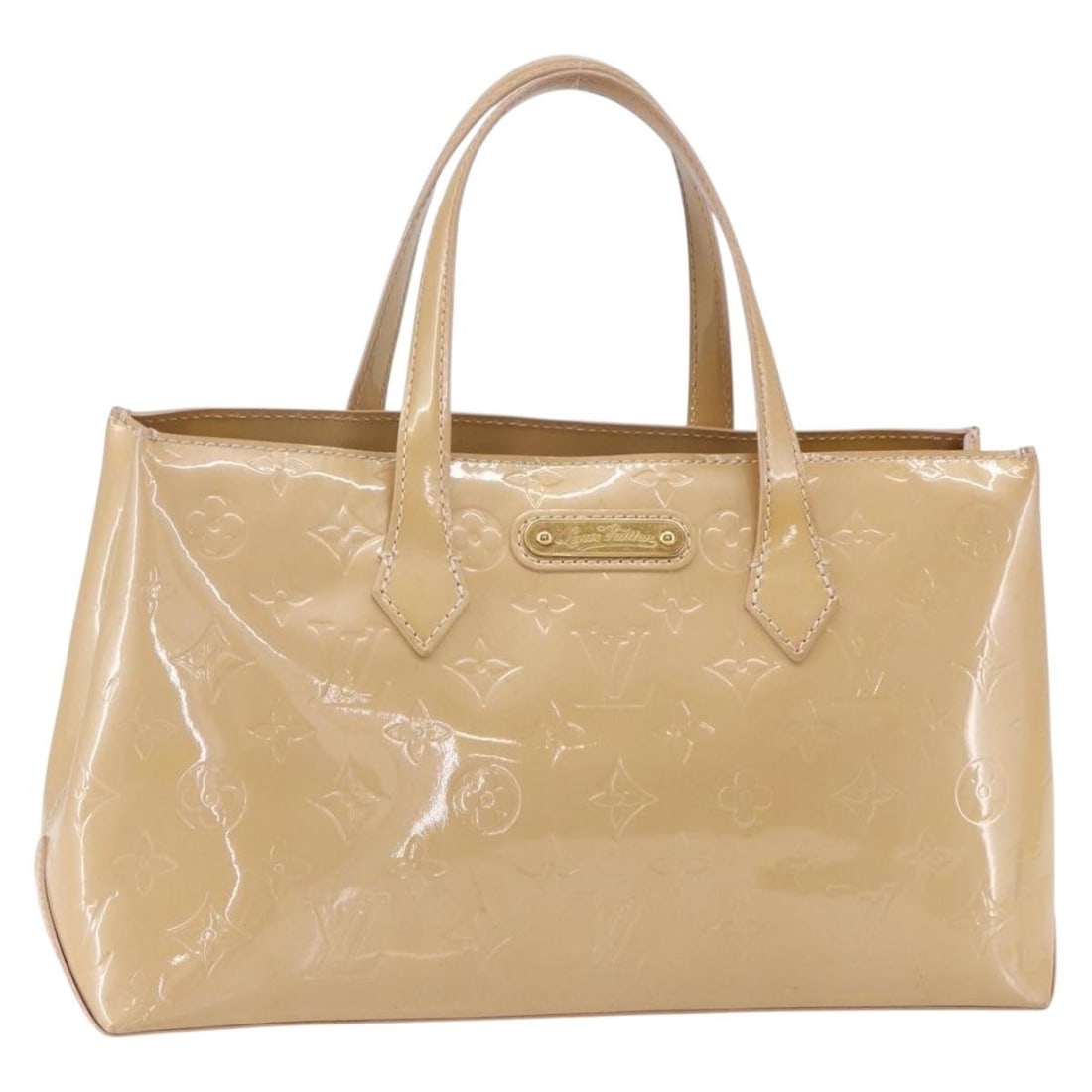 Wilshire Tote Pink Pre-Owned Louis Vuitton Women's Purse: Wilshire Tote Pink Pre-Owned Louis Vuitton Women's Purse This pre-owned Louis Vuitton Wilshire handbag in pink is in good condition, with slight shape loss, surface rubbing, and fading. The metal fitt