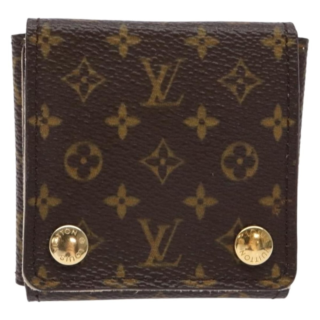 Multicolour Louis Vuitton Jewelry Storage Case: Multicolour Louis Vuitton Jewelry Storage Case This Louis Vuitton multicolour jewelry case features slight rubbing on the exterior, minor scratches on the metal fittings, and light rubbing and stainin