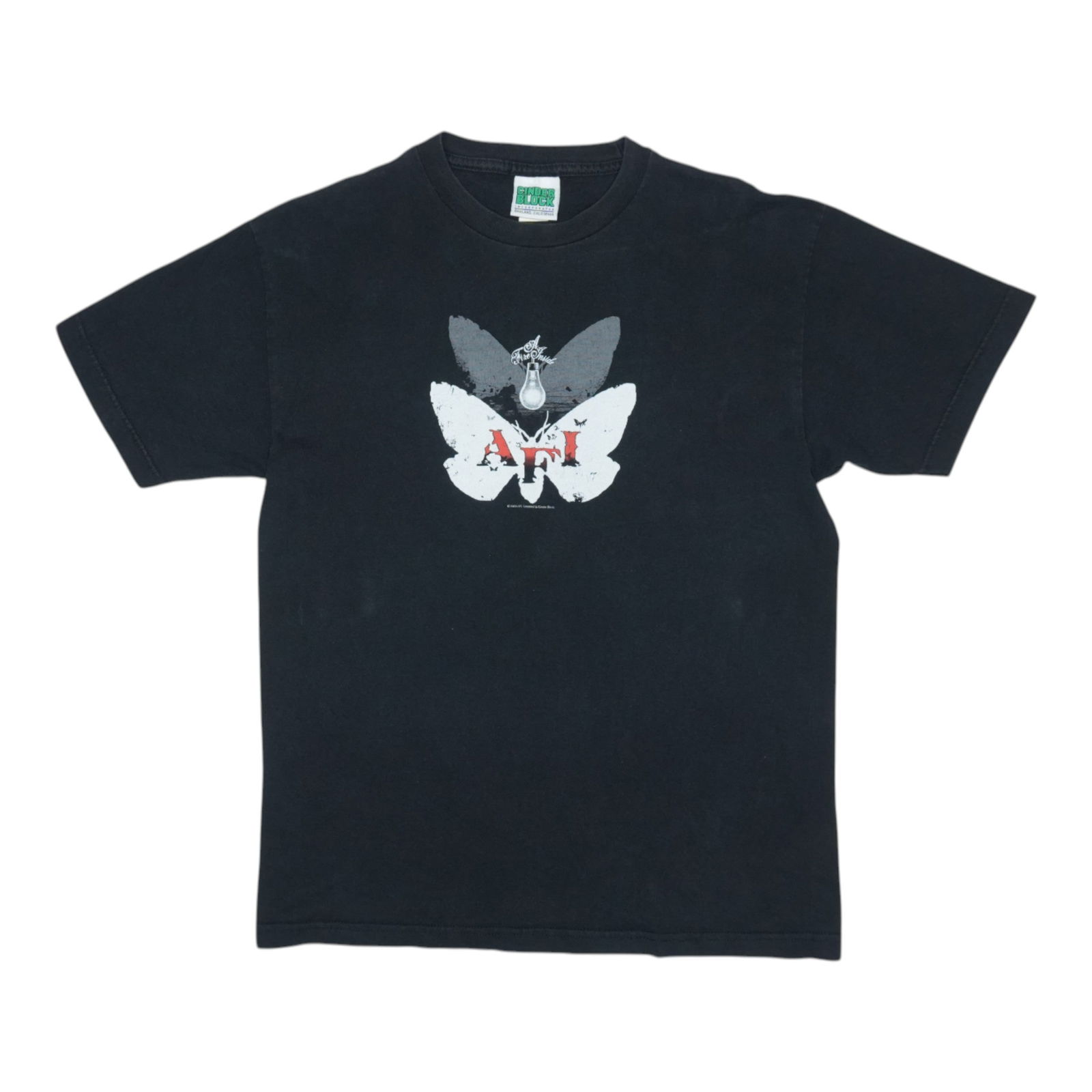 2003 AFI A Fire Inside Vintage Shirt Blue Cotton (1 of 5)